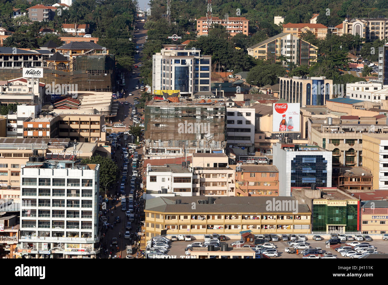 Kampala city. Uganda. Stock Photo