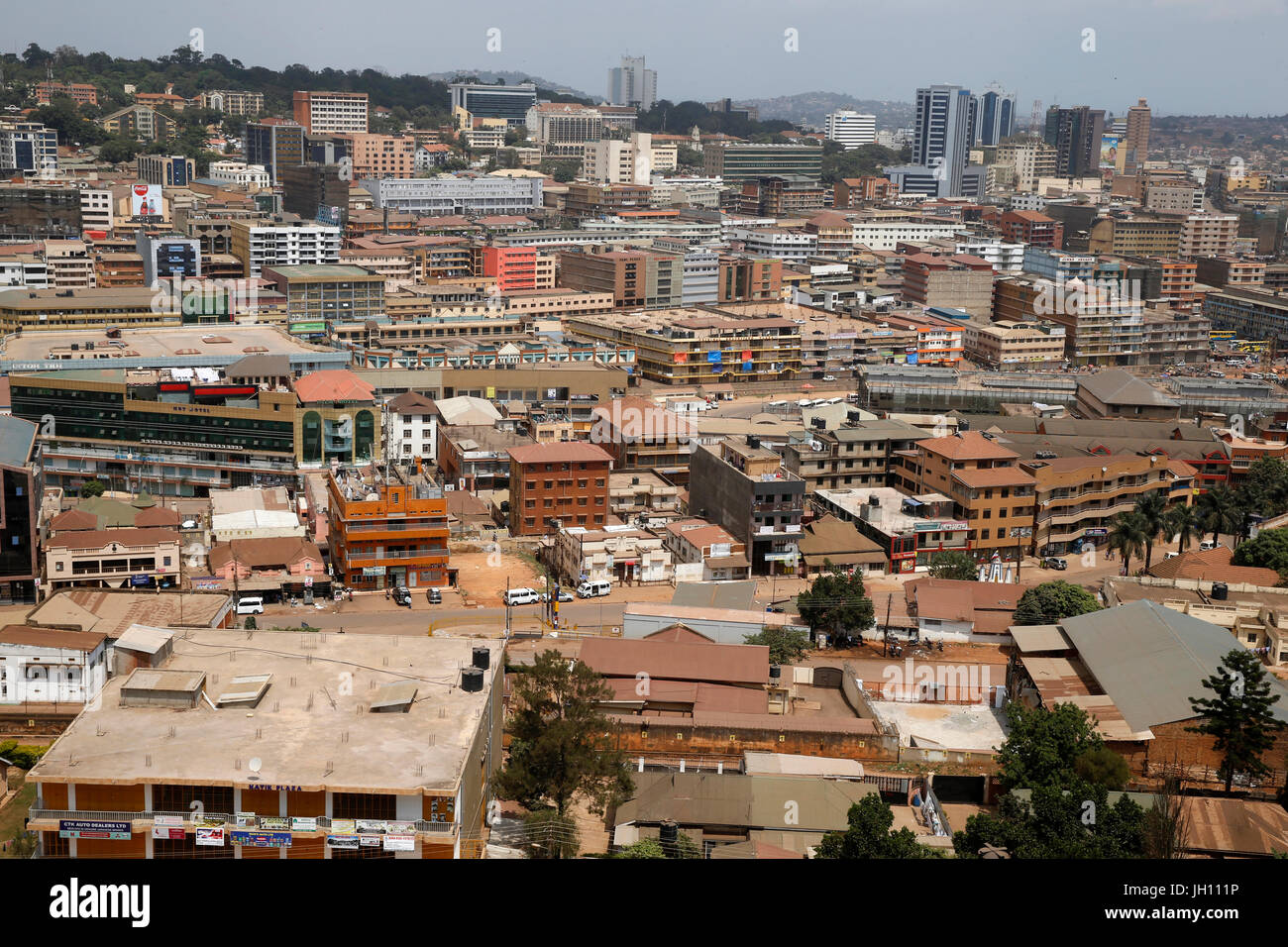 Kampala city. Uganda. Stock Photo