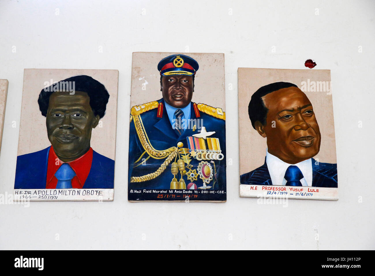 Namirembe martyr's shrine, Kampala. Ugandan leaders. Uganda. Stock Photo