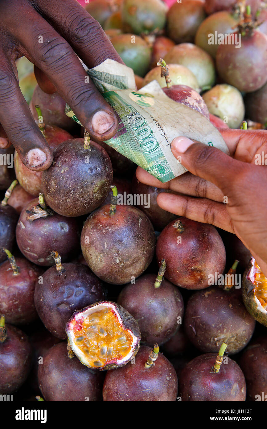 Nakasero market, Kampala. Uganda. Stock Photo