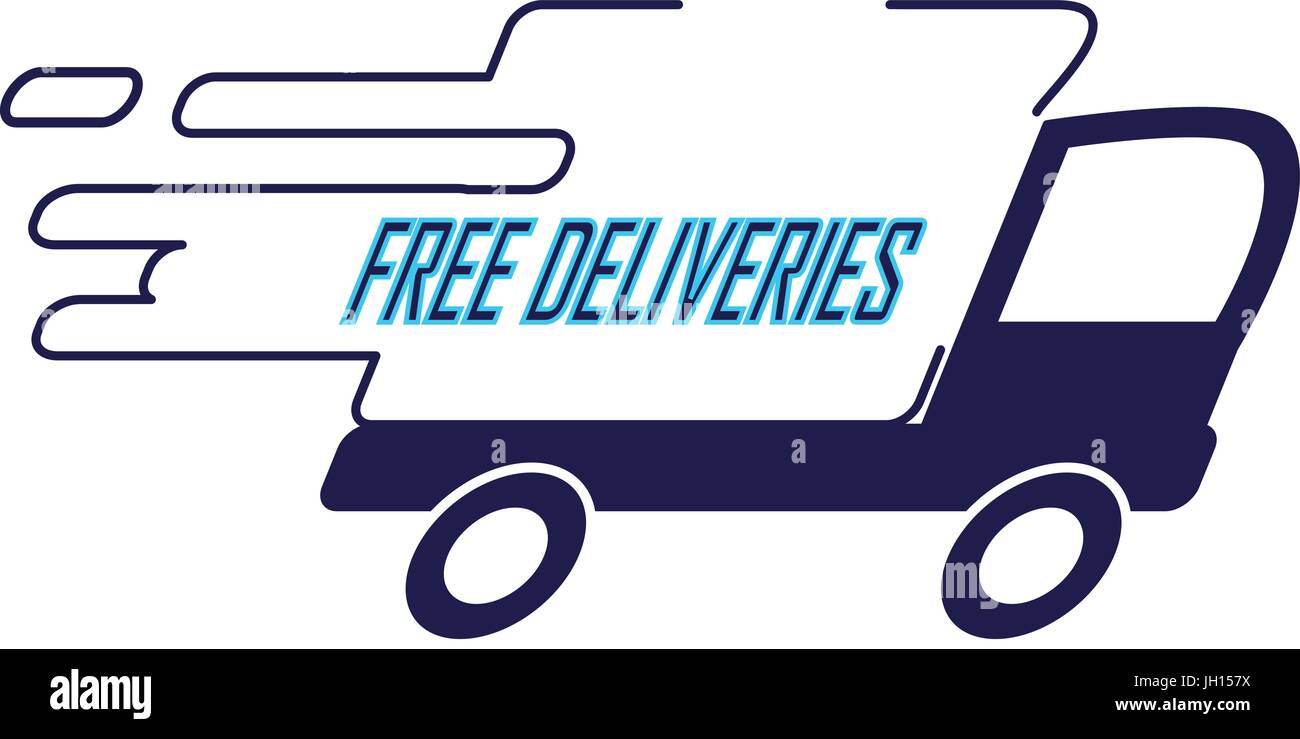 Truck Free deliveries Stock Vector Image & Art Alamy