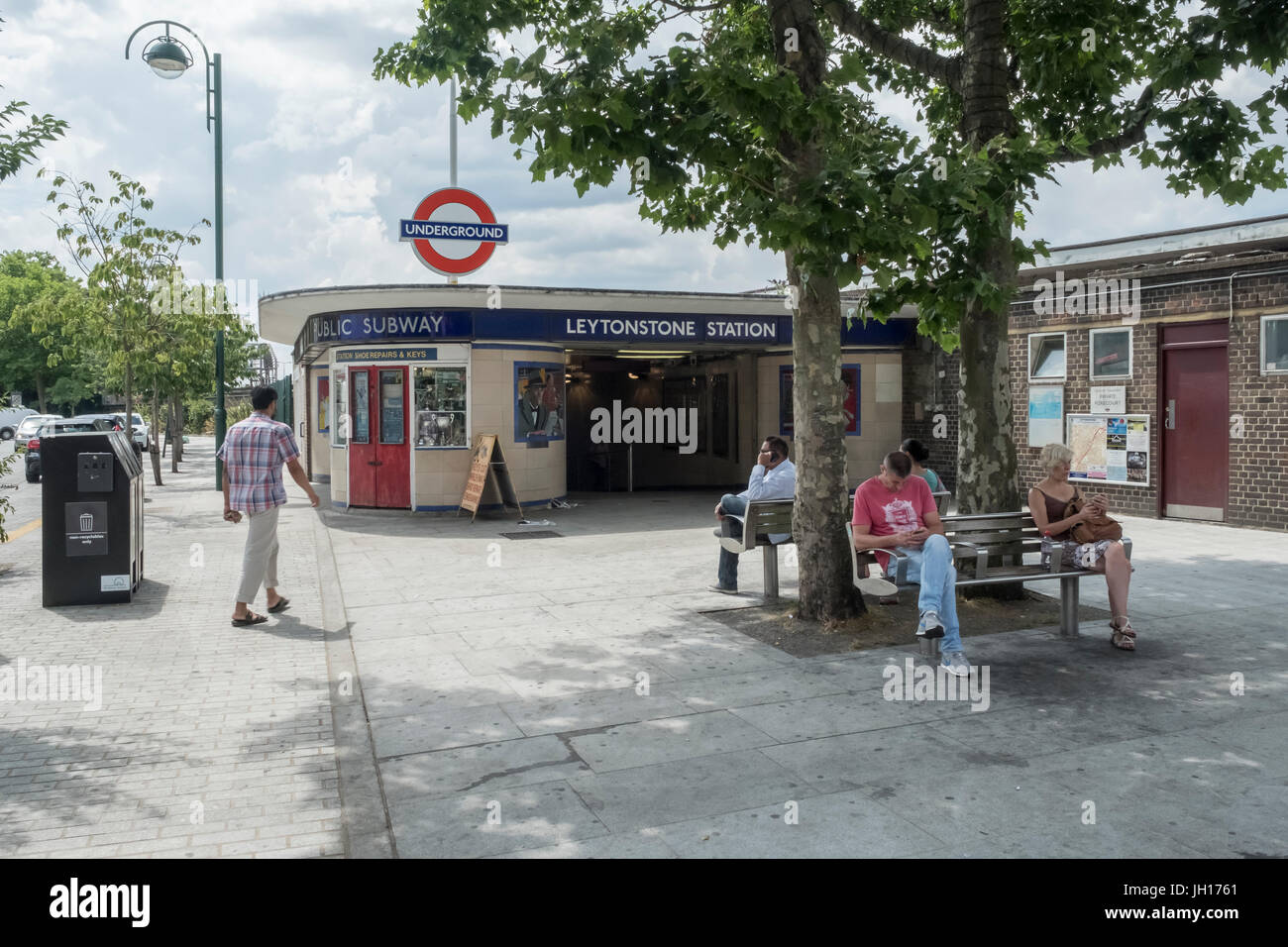 Leytonstone station Stock Photo Alamy