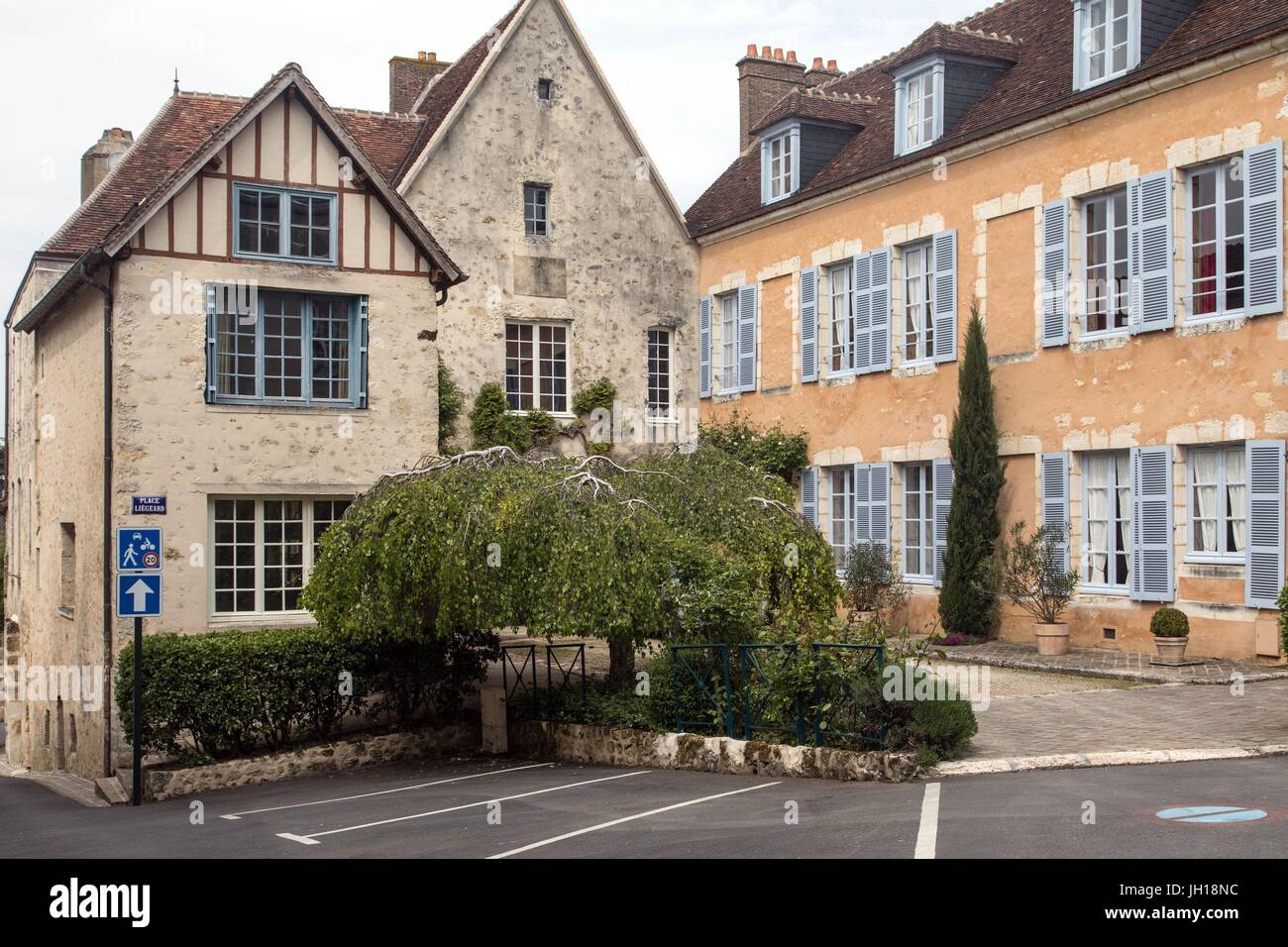 BELLEME,SMALL VILLAGE OF CHARACTER,(61) ORNE,LOWER-NORMANDY,FRANCE Stock Photo
