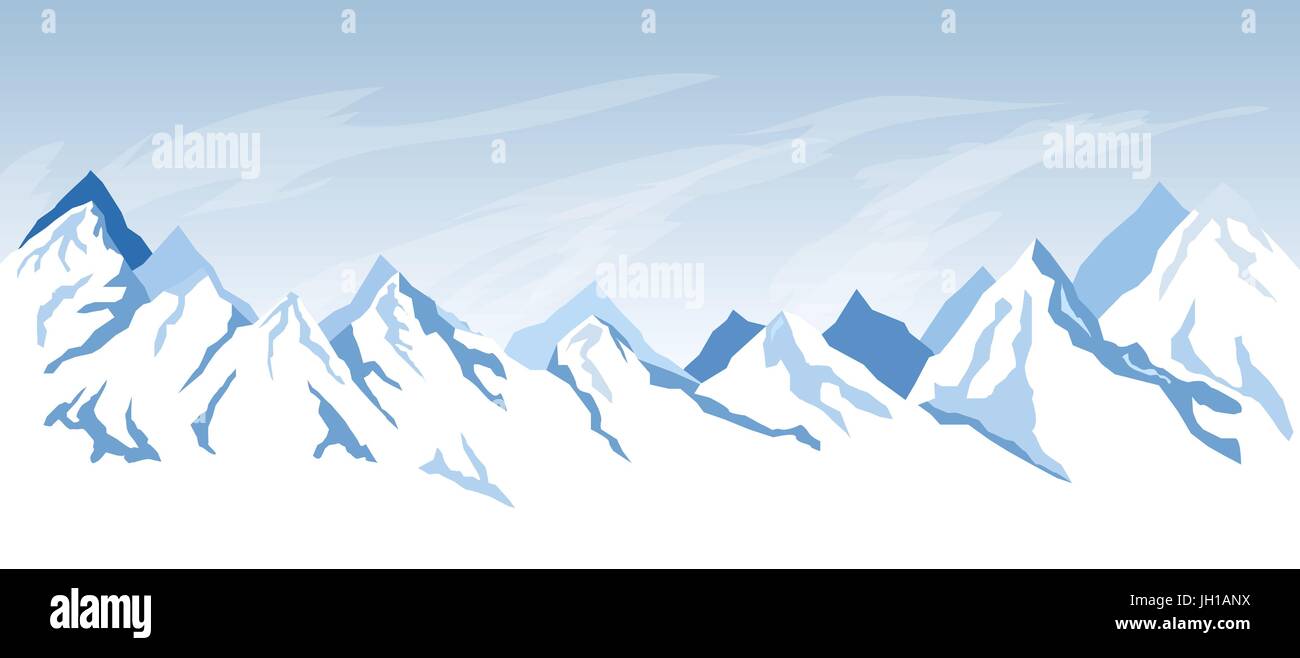 Simple Mountain Background