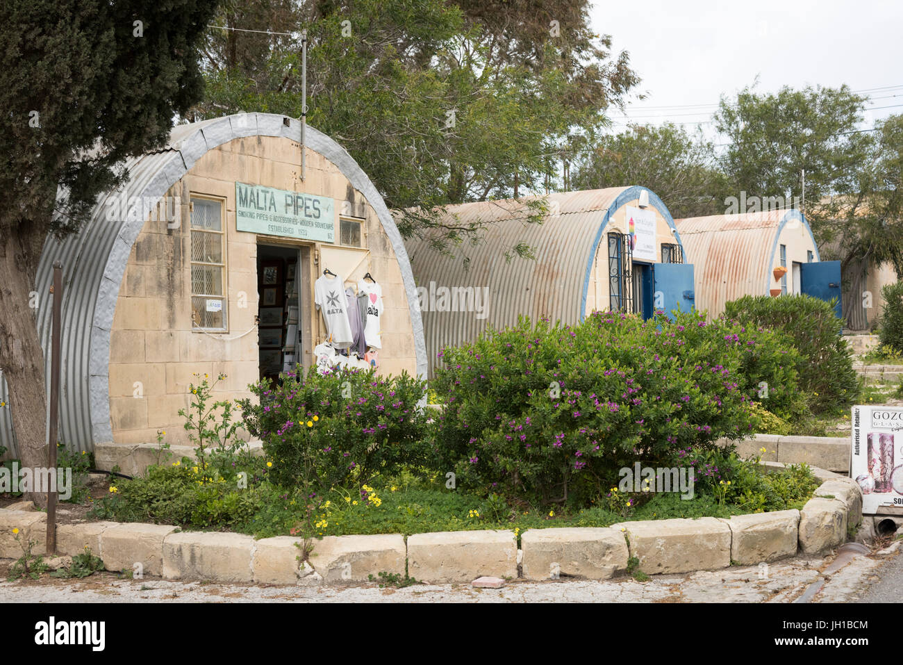 Craft shops at the artisan village and Ta' Qali Crafts Centre and
