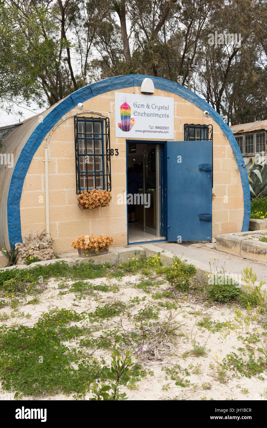 Gem and crystal enchantments craft shop at the artisan village and Ta' Qali Crafts Centre and