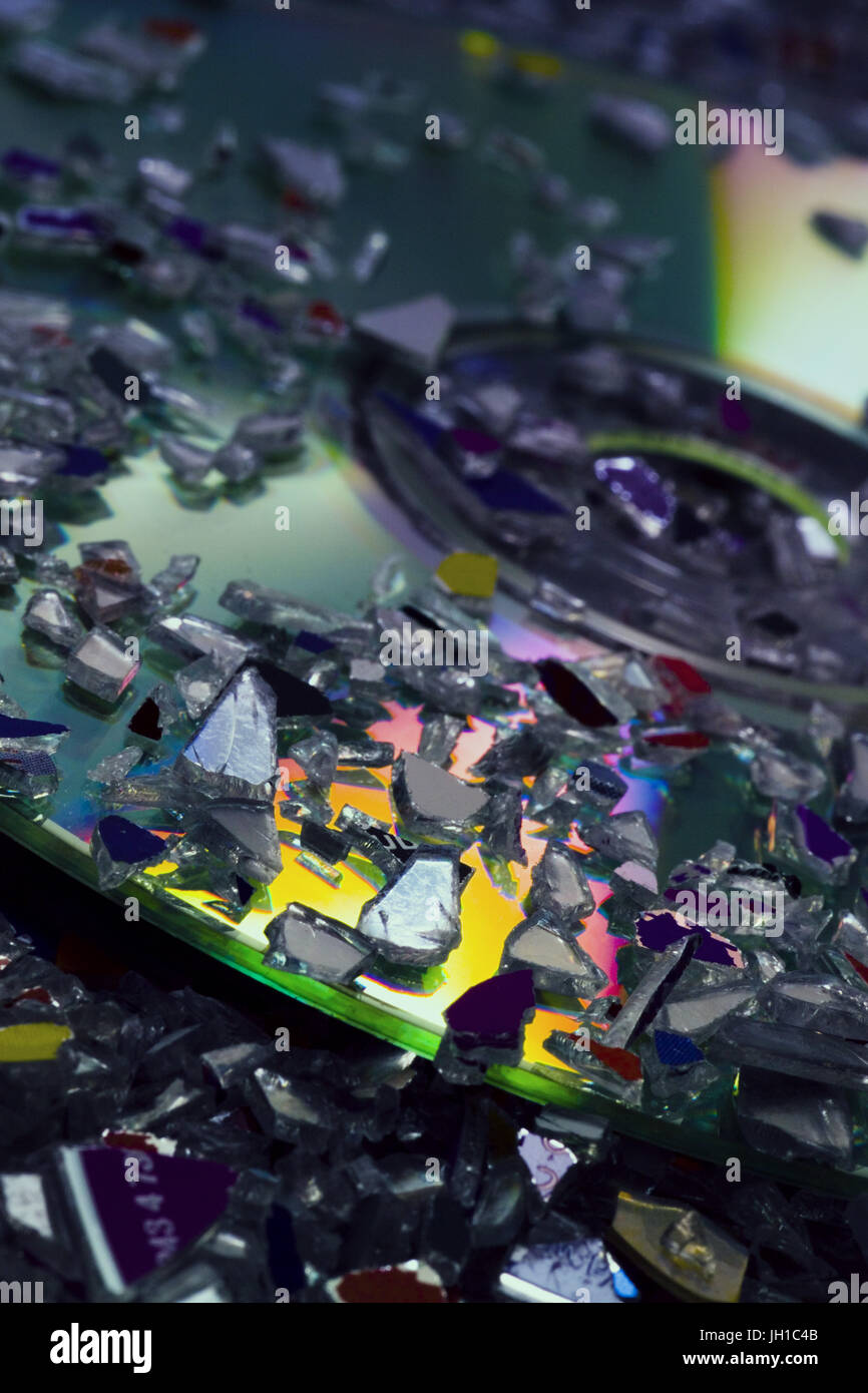 CD & DVD recycling Stock Photo Alamy