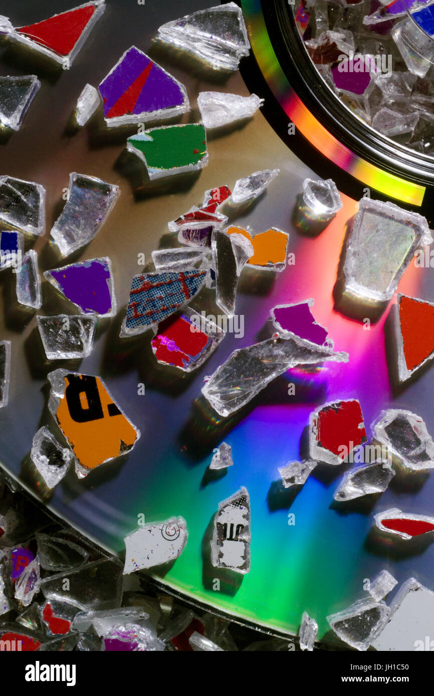 CD & DVD recycling Stock Photo Alamy