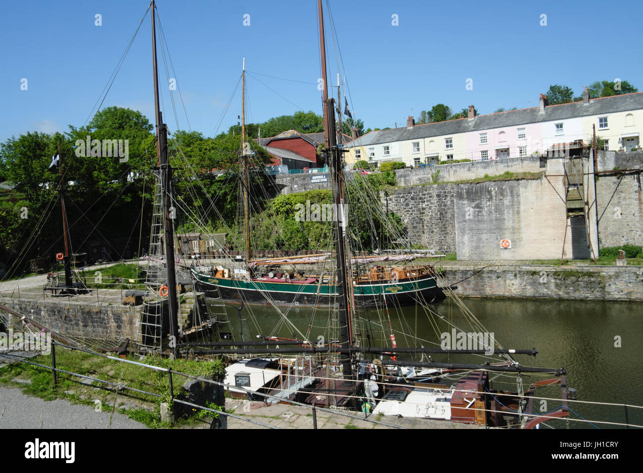 Charlestown, Cornwall UK Stock Photo Alamy