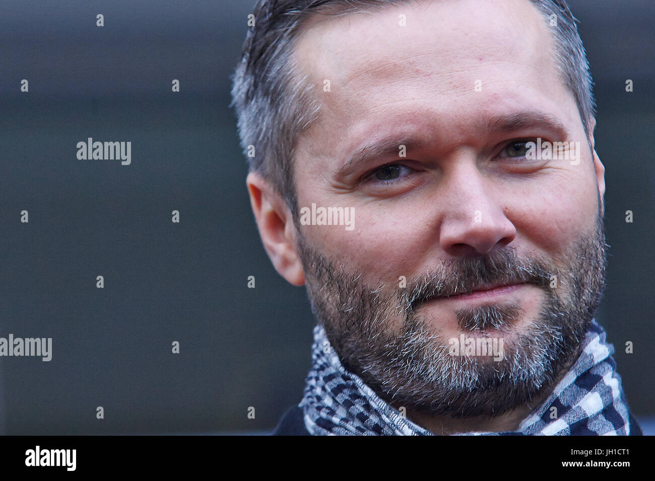 Jaroslaw Walesa MEP, son of the former president of Poland Lech Walesa, candidate for Mayor of Gdansk in Poland's 2018 local elections. Stock Photo