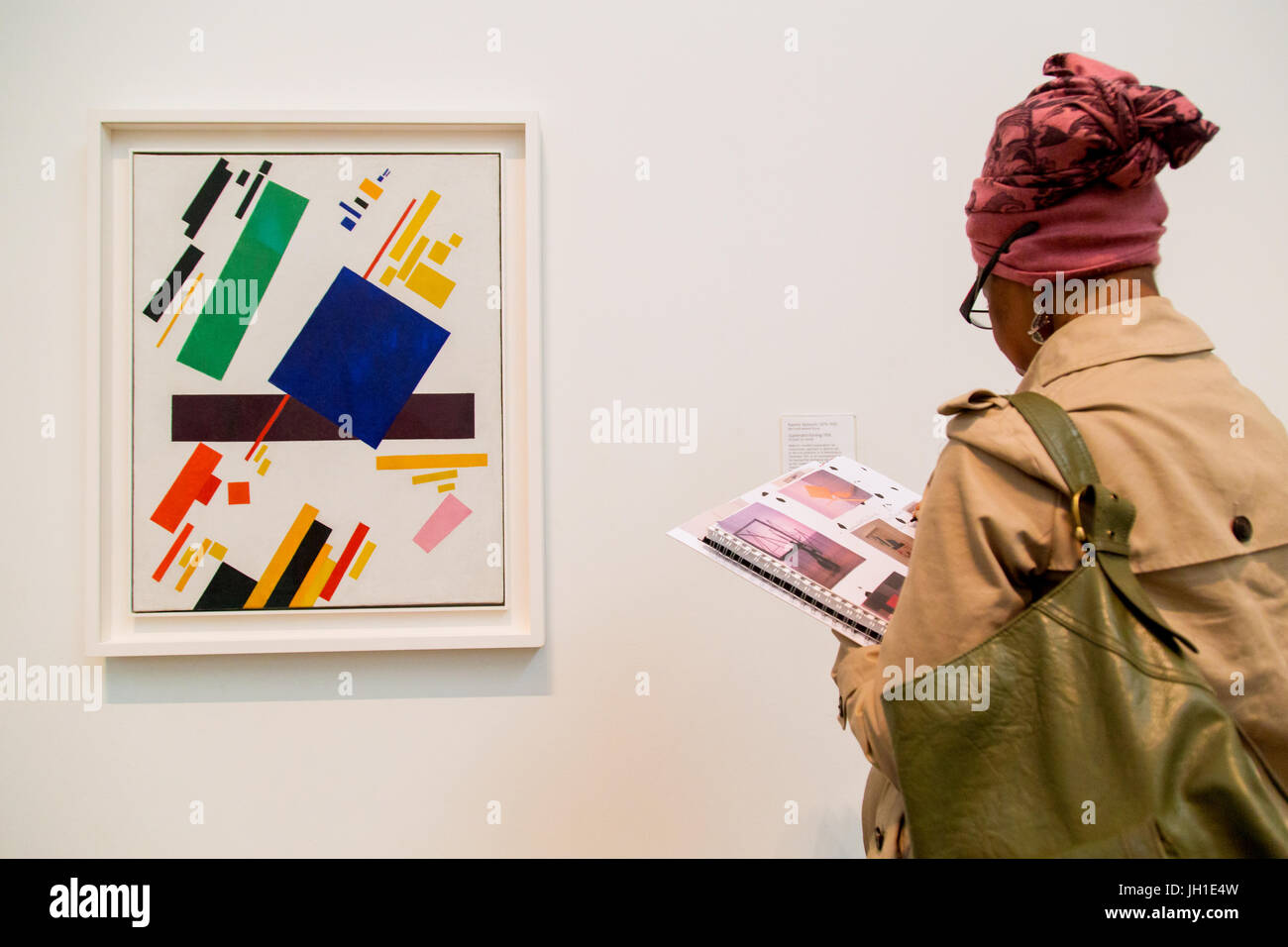 UK, London - 08 April 2015: Exposition in Tate Modern Gallery in London, UK. The gallery is located in the Bankside area of the London Borough of Southwark. Stock Photo