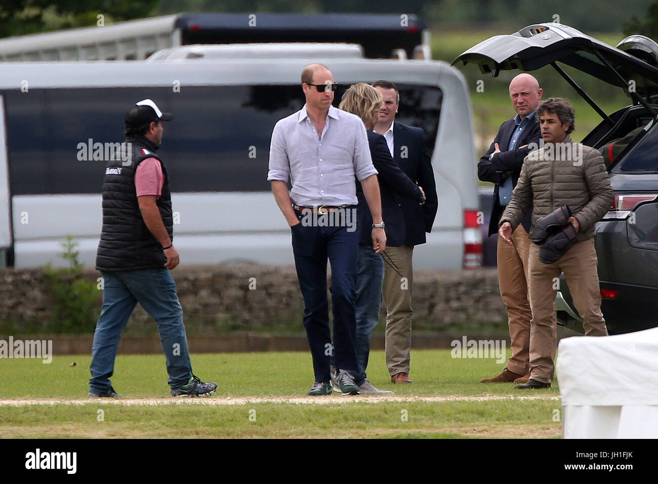 Gloucestershire Festival of Polo at Beaufort Polo Club in Westonbirt, Gloucestershire.  Featuring: HRH Prince William Where: Westonbirt, Gloucestershire, United Kingdom When: 11 Jun 2017 Credit: WENN.com Stock Photo