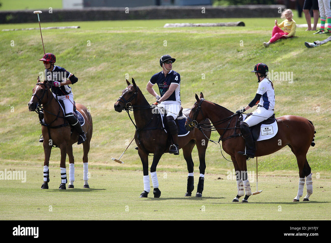 Gloucestershire Festival of Polo at Beaufort Polo Club in Westonbirt, Gloucestershire.  Featuring: HRH Prince William Where: Westonbirt, Gloucestershire, United Kingdom When: 11 Jun 2017 Credit: WENN.com Stock Photo