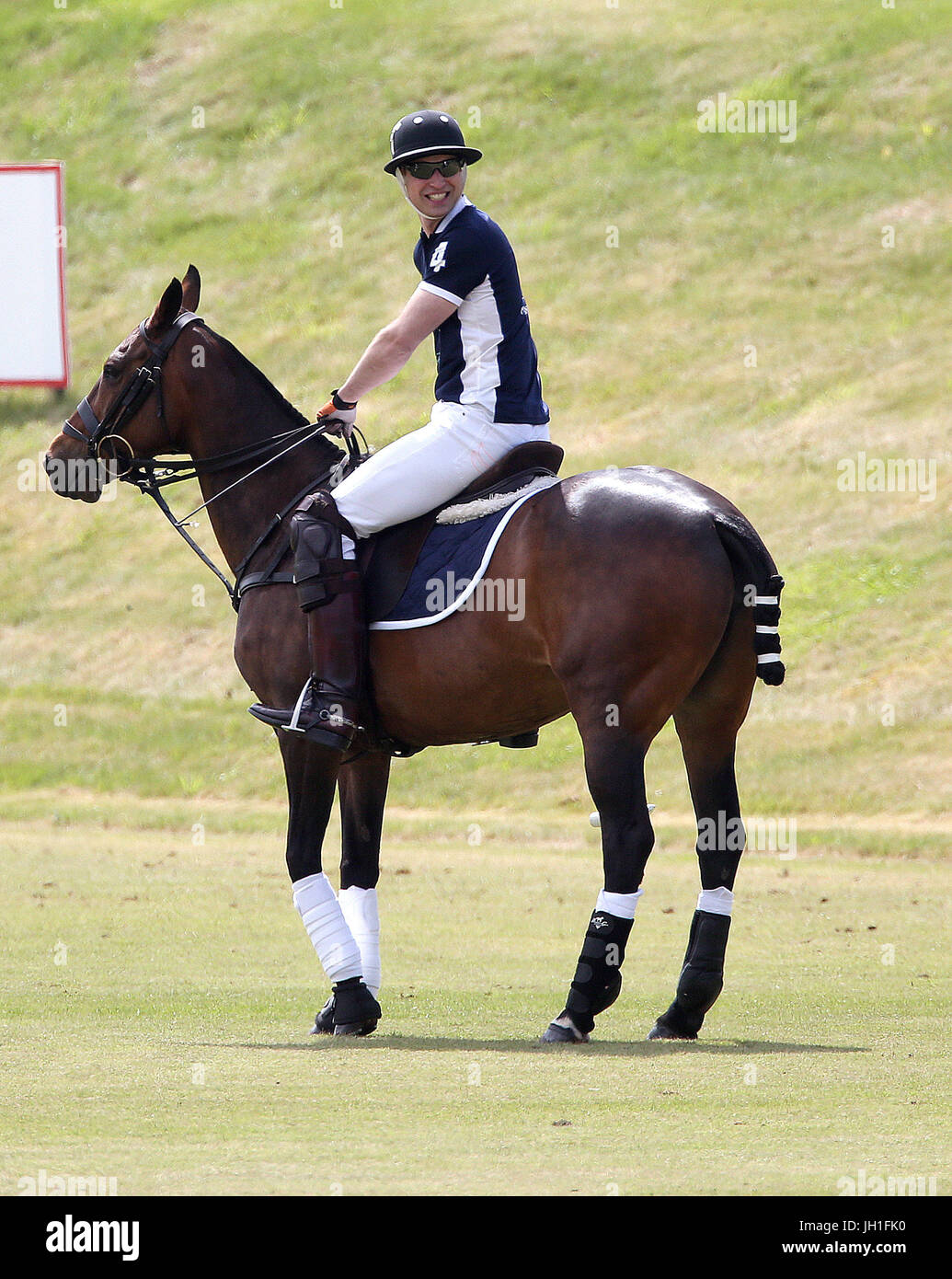 Gloucestershire Festival of Polo at Beaufort Polo Club in Westonbirt, Gloucestershire.  Featuring: HRH Prince William Where: Westonbirt, Gloucestershire, United Kingdom When: 11 Jun 2017 Credit: WENN.com Stock Photo