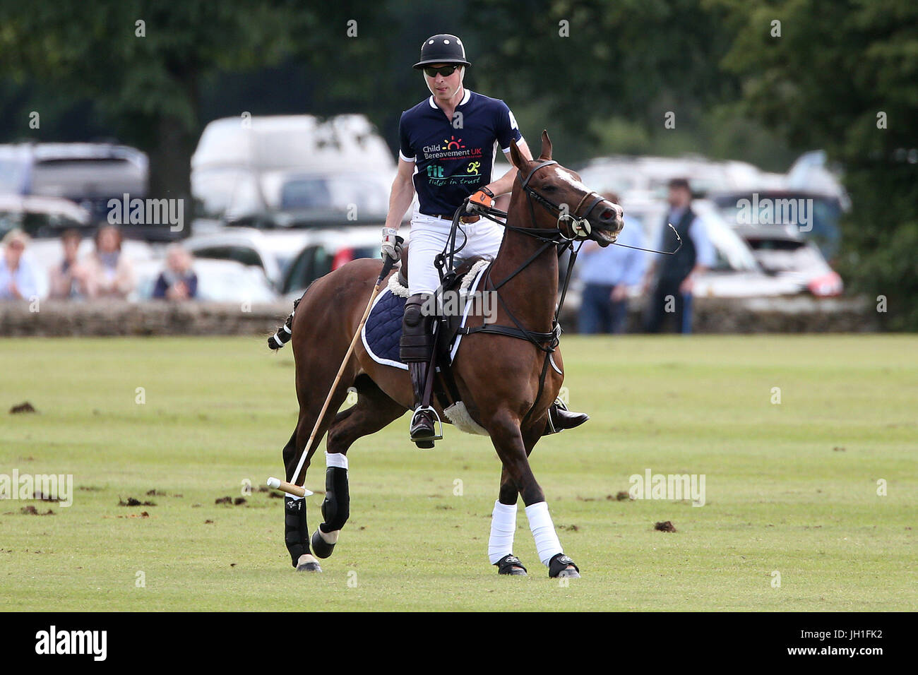 Gloucestershire Festival of Polo at Beaufort Polo Club in Westonbirt, Gloucestershire.  Featuring: HRH Prince William Where: Westonbirt, Gloucestershire, United Kingdom When: 11 Jun 2017 Credit: WENN.com Stock Photo