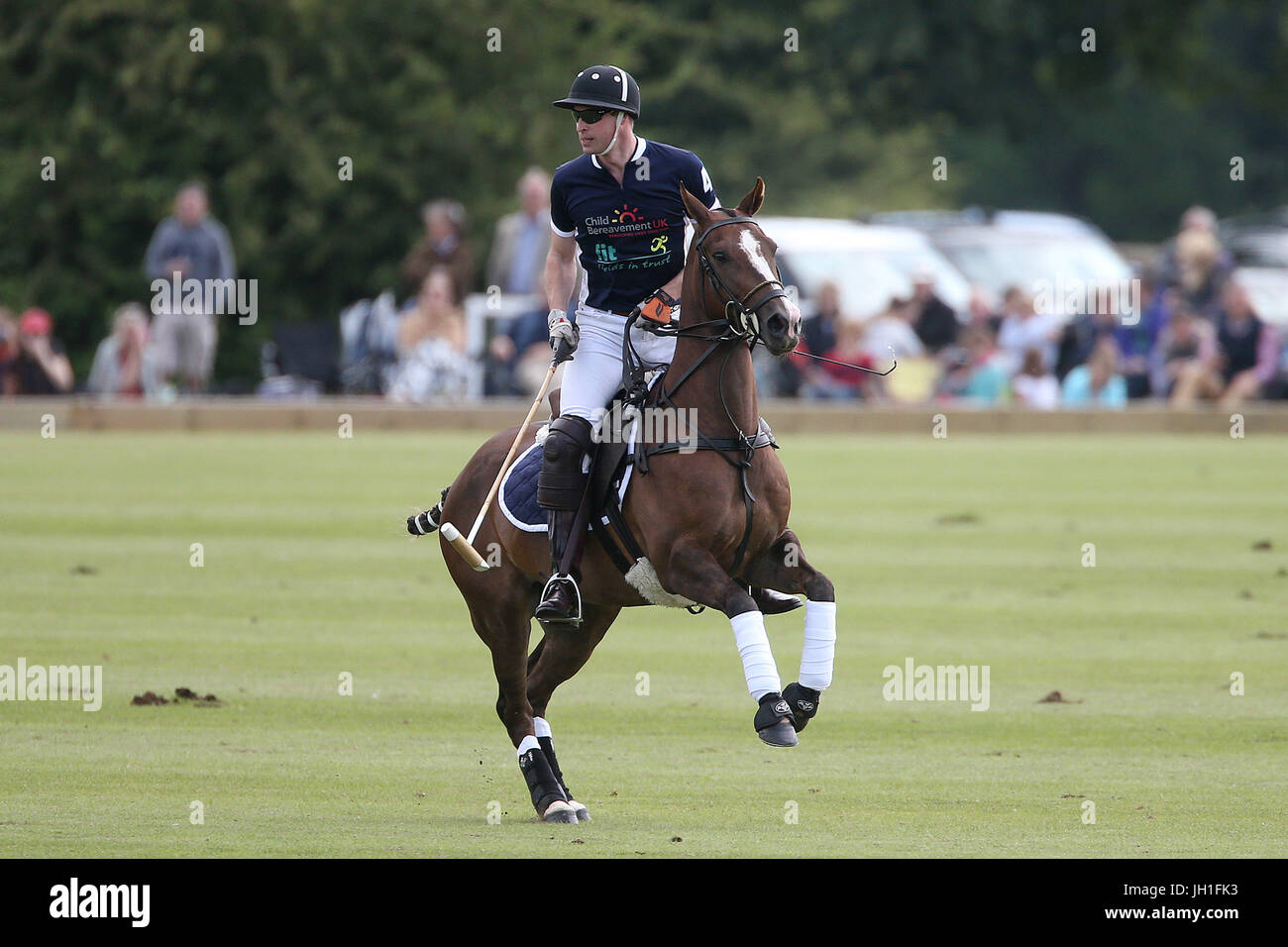 Gloucestershire Festival of Polo at Beaufort Polo Club in Westonbirt, Gloucestershire.  Featuring: HRH Prince William Where: Westonbirt, Gloucestershire, United Kingdom When: 11 Jun 2017 Credit: WENN.com Stock Photo