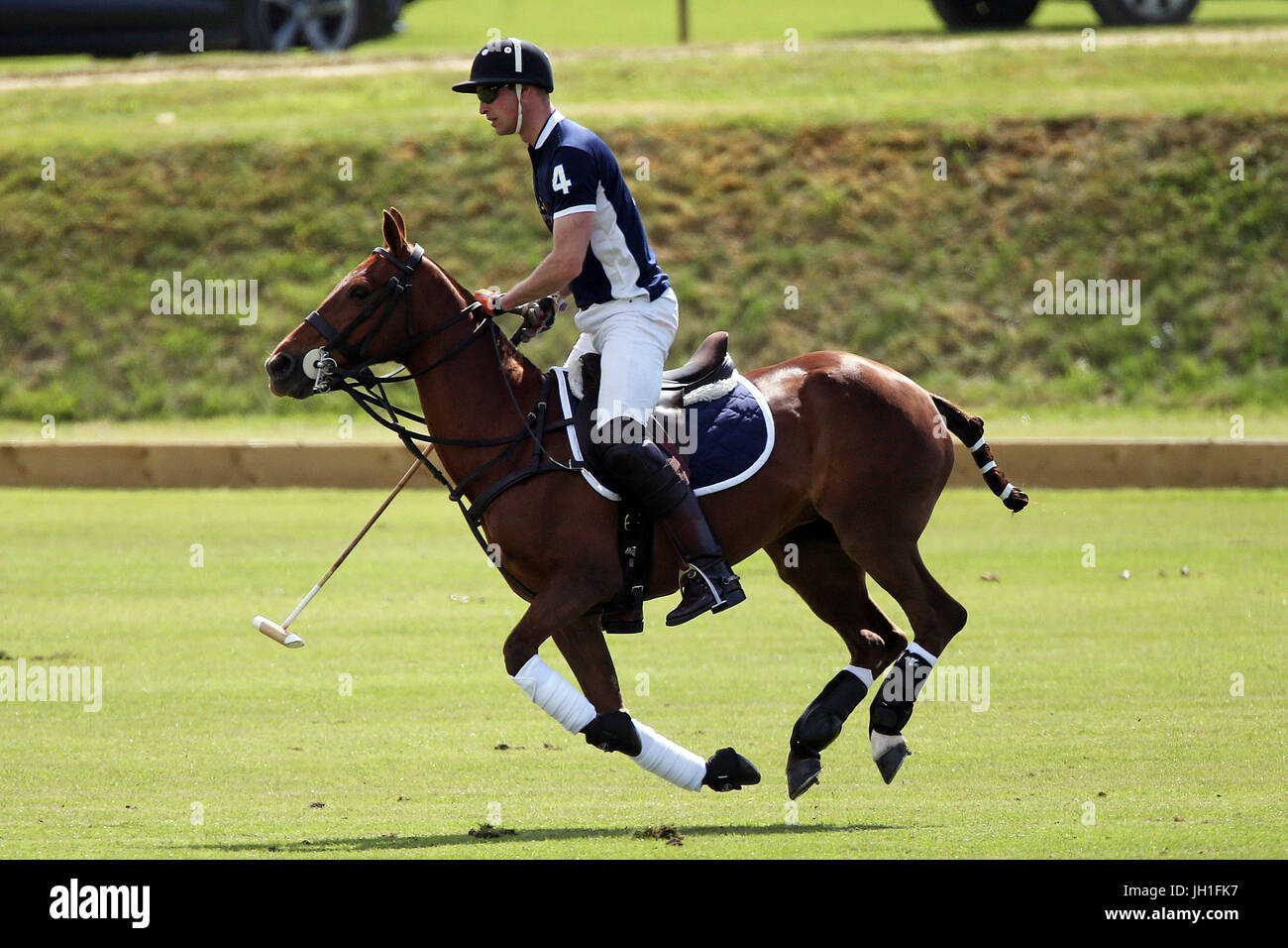 Gloucestershire Festival of Polo at Beaufort Polo Club in Westonbirt, Gloucestershire.  Featuring: HRH Prince William Where: Westonbirt, Gloucestershire, United Kingdom When: 11 Jun 2017 Credit: WENN.com Stock Photo