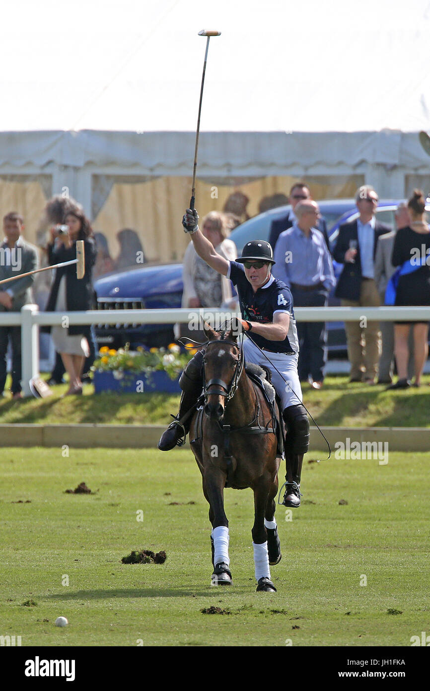Gloucestershire Festival of Polo at Beaufort Polo Club in Westonbirt, Gloucestershire.  Featuring: HRH Prince William Where: Westonbirt, Gloucestershire, United Kingdom When: 11 Jun 2017 Credit: WENN.com Stock Photo