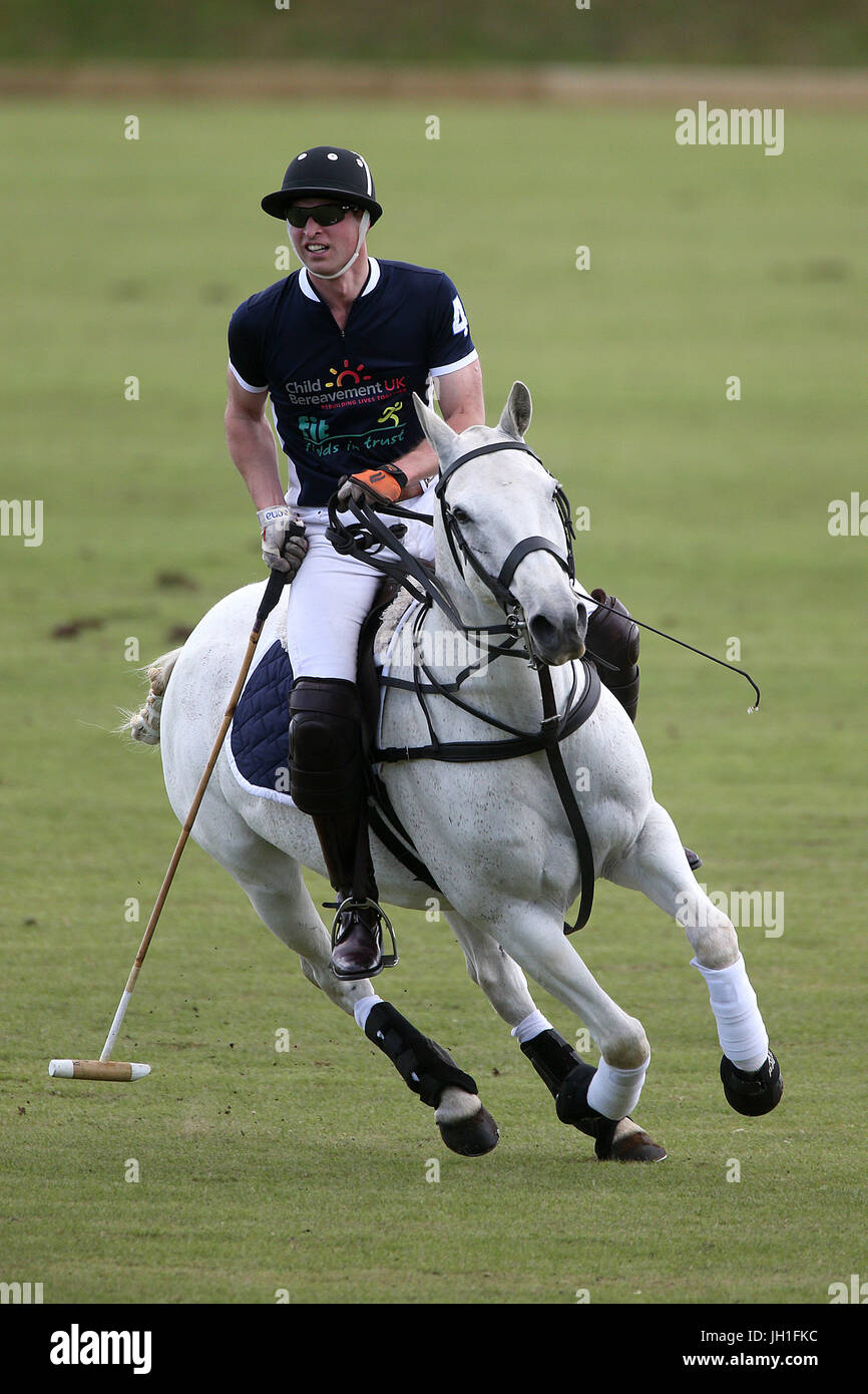 Gloucestershire Festival of Polo at Beaufort Polo Club in Westonbirt, Gloucestershire.  Featuring: HRH Prince William Where: Westonbirt, Gloucestershire, United Kingdom When: 11 Jun 2017 Credit: WENN.com Stock Photo