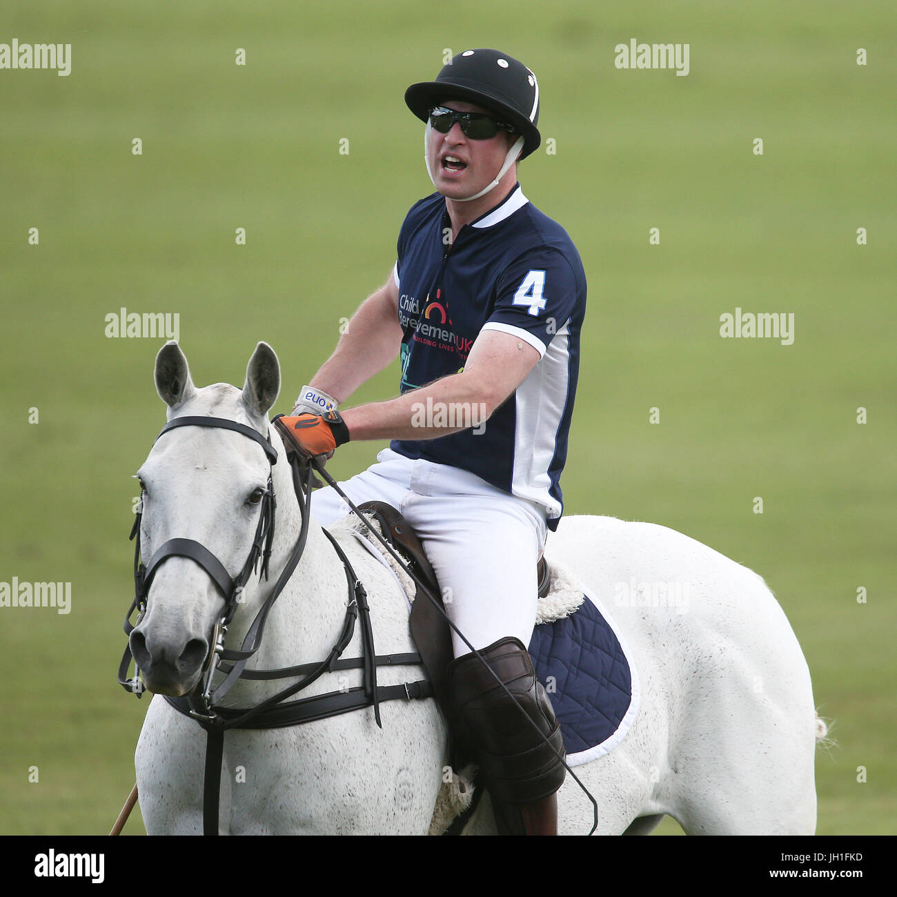 Gloucestershire Festival of Polo at Beaufort Polo Club in Westonbirt, Gloucestershire.  Featuring: HRH Prince William Where: Westonbirt, Gloucestershire, United Kingdom When: 11 Jun 2017 Credit: WENN.com Stock Photo