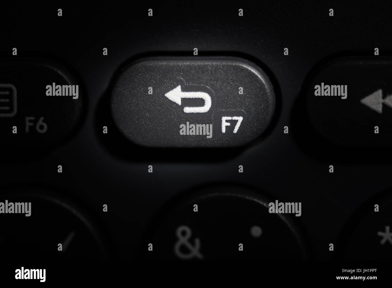 Back key on Computer Keyboard Stock Photo - Alamy