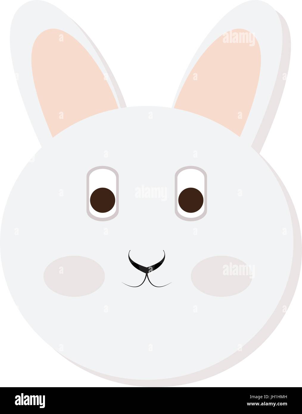 Isolated rabbit face Stock Vector Image & Art - Alamy