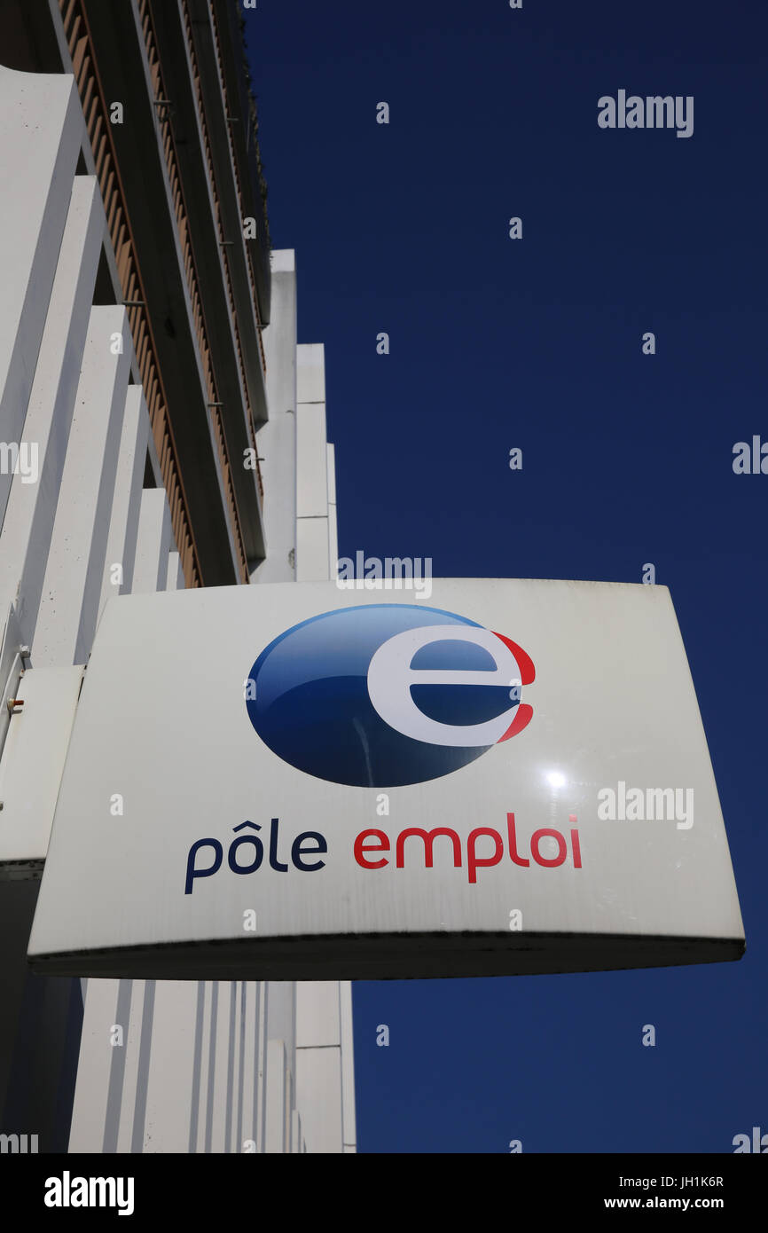 French unemployment agency sign. France Stock Photo Alamy