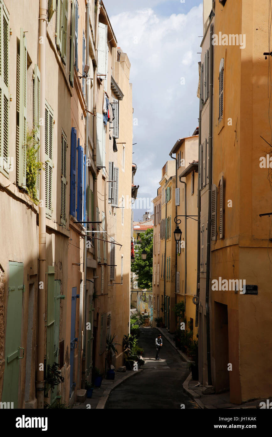 Le Panier neighbourhood in Marseille. France. Stock Photo