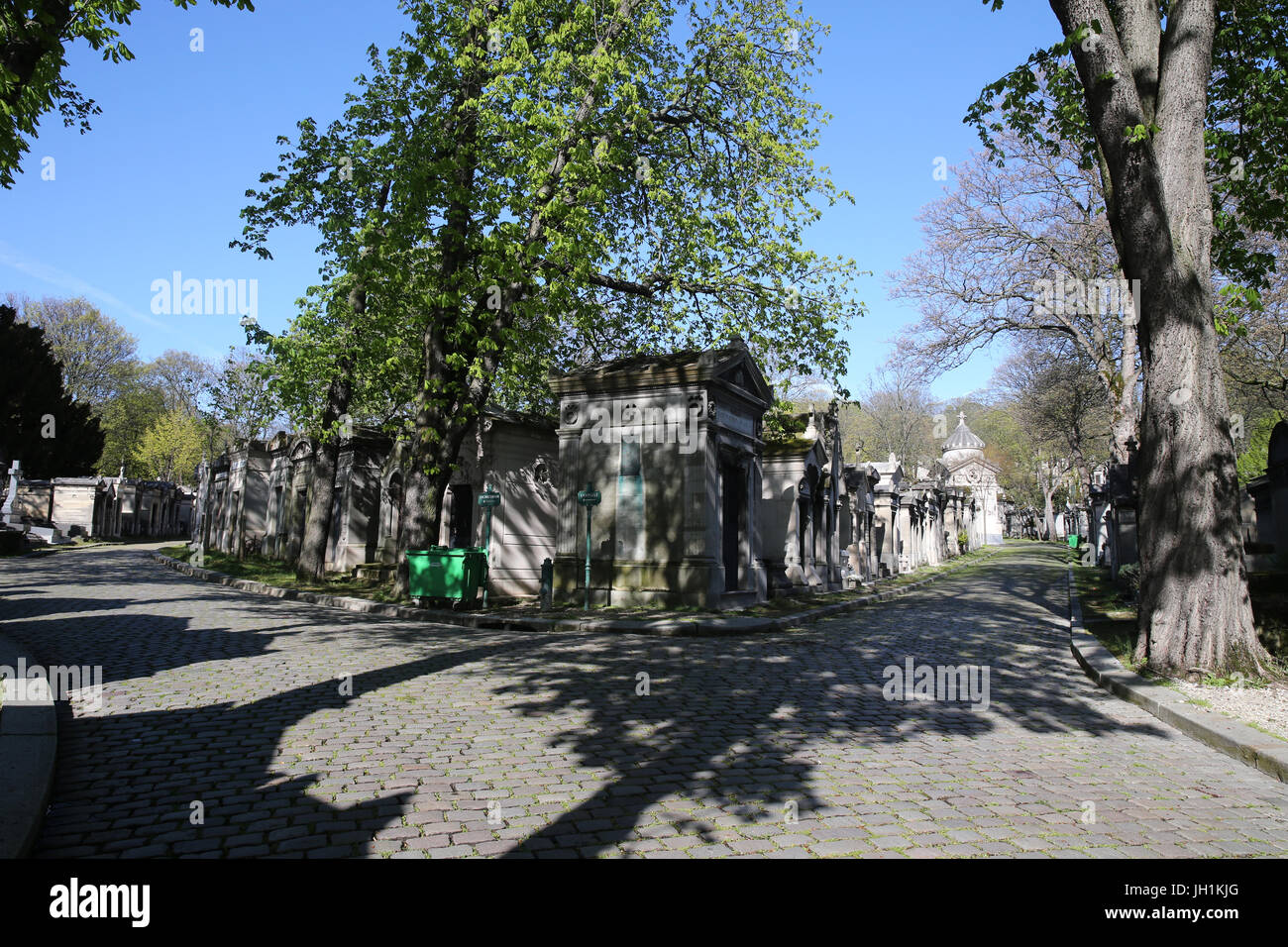 Pere Lachaise cemetery. Stock Photo