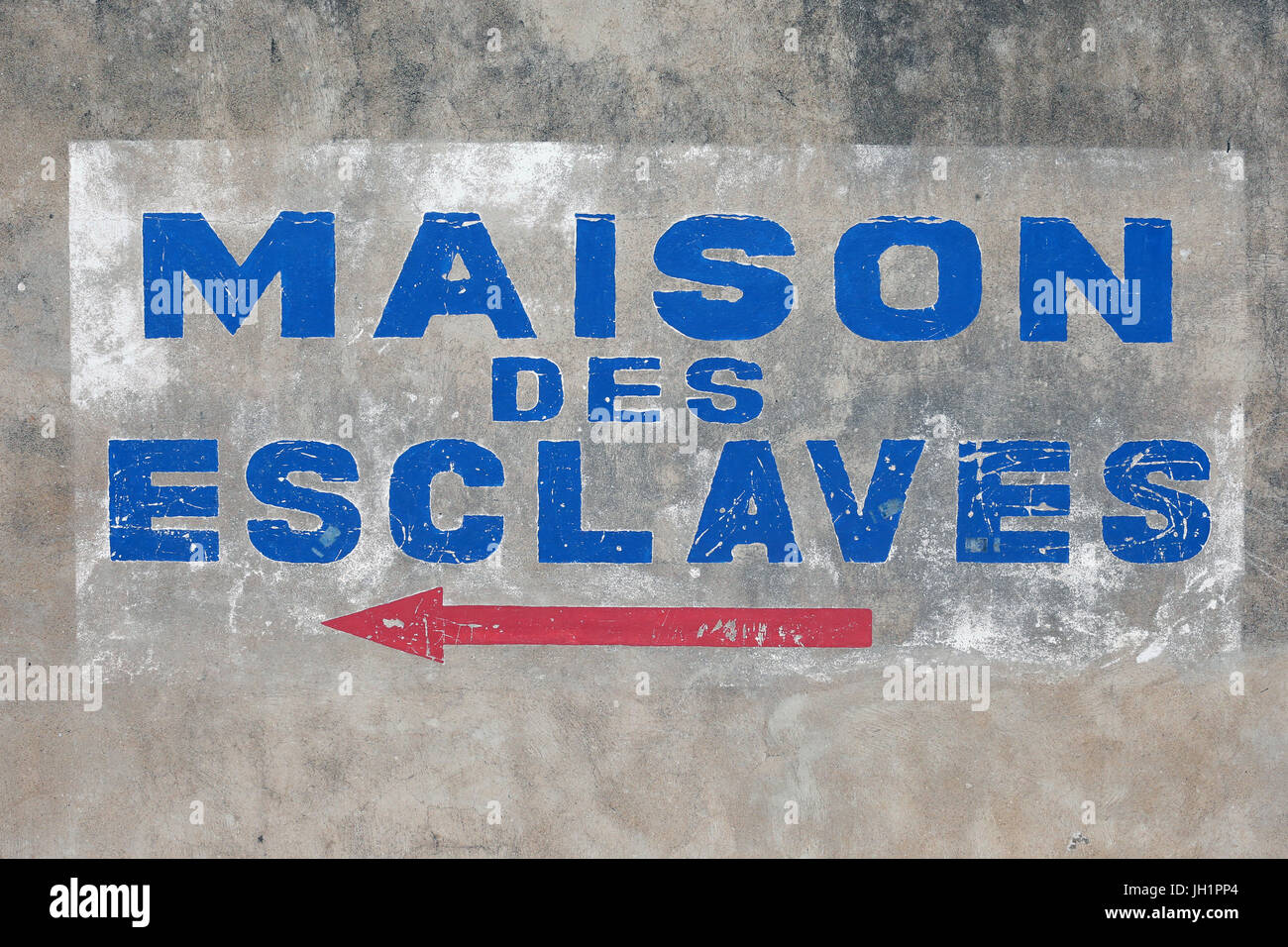 Agbodrafo. La Maison des Esclaves (House of Slaves).    Togo. Stock Photo