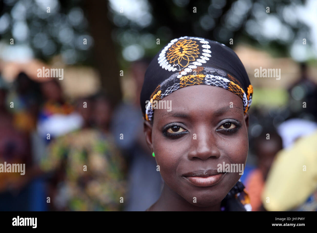 African woman. Portrait.  Togo. Stock Photo