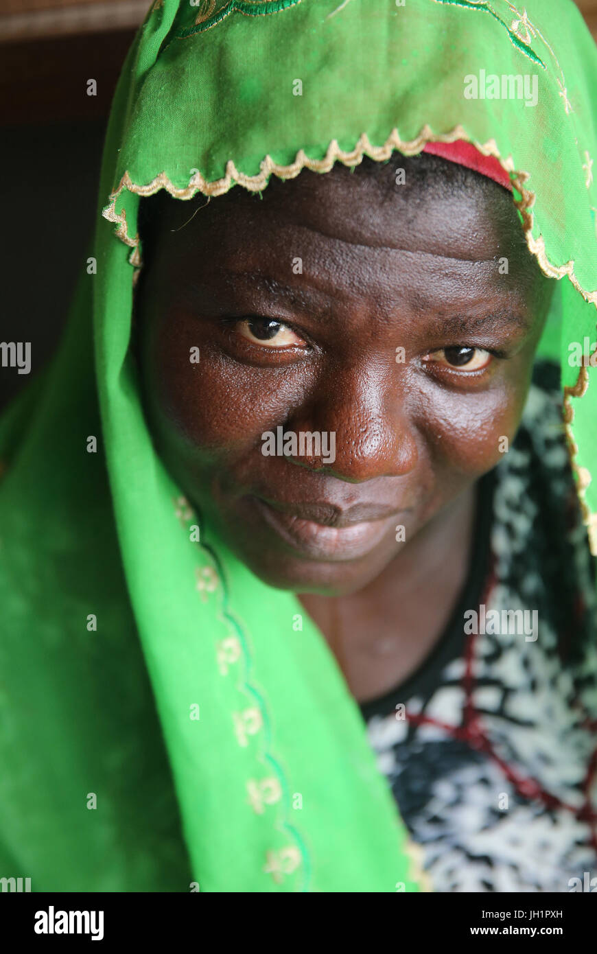 African woman. Portrait.  Lome. Togo. Stock Photo