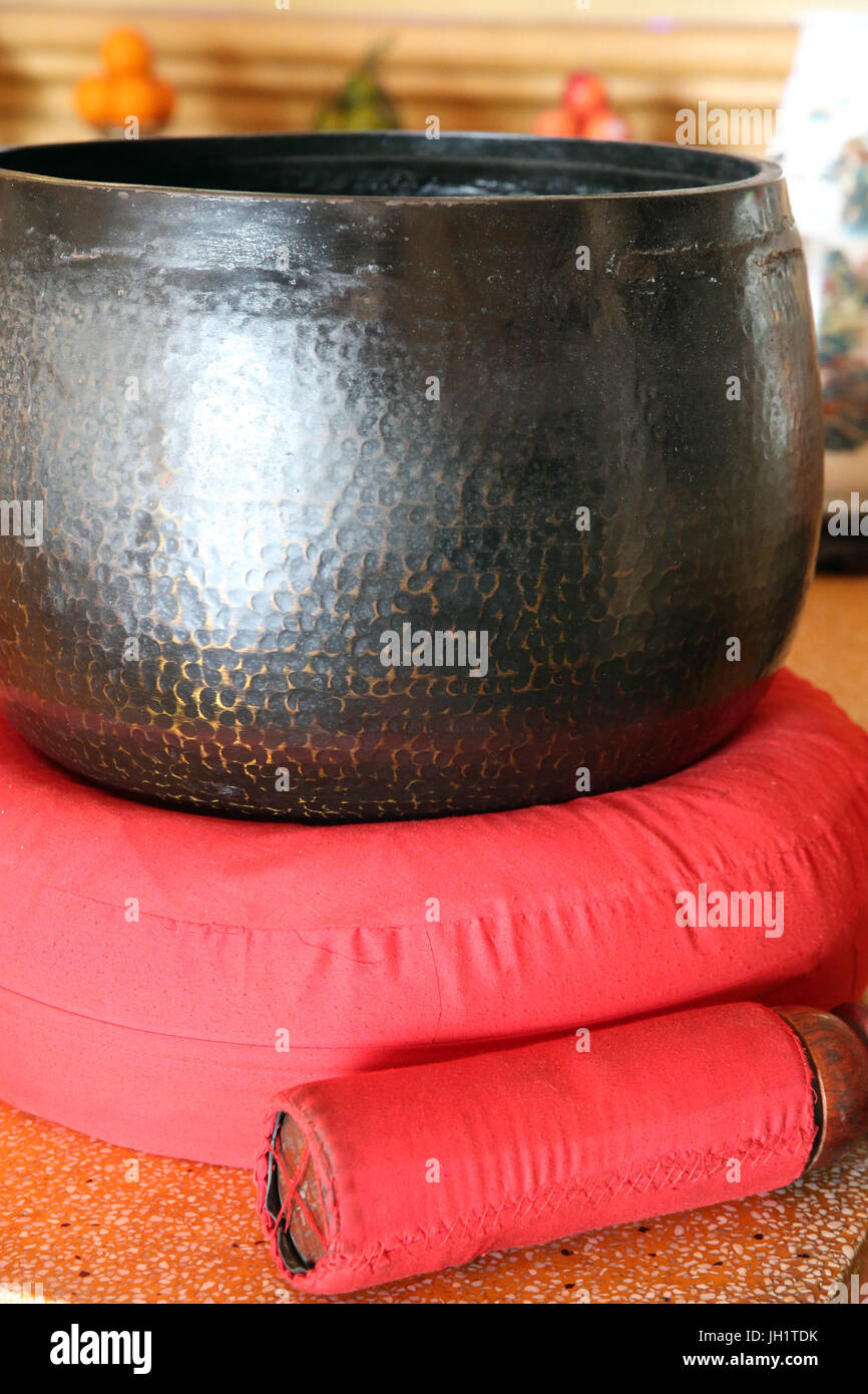 Buddhist singing bowl. Vung Tau. Vietnam Stock Photo Alamy