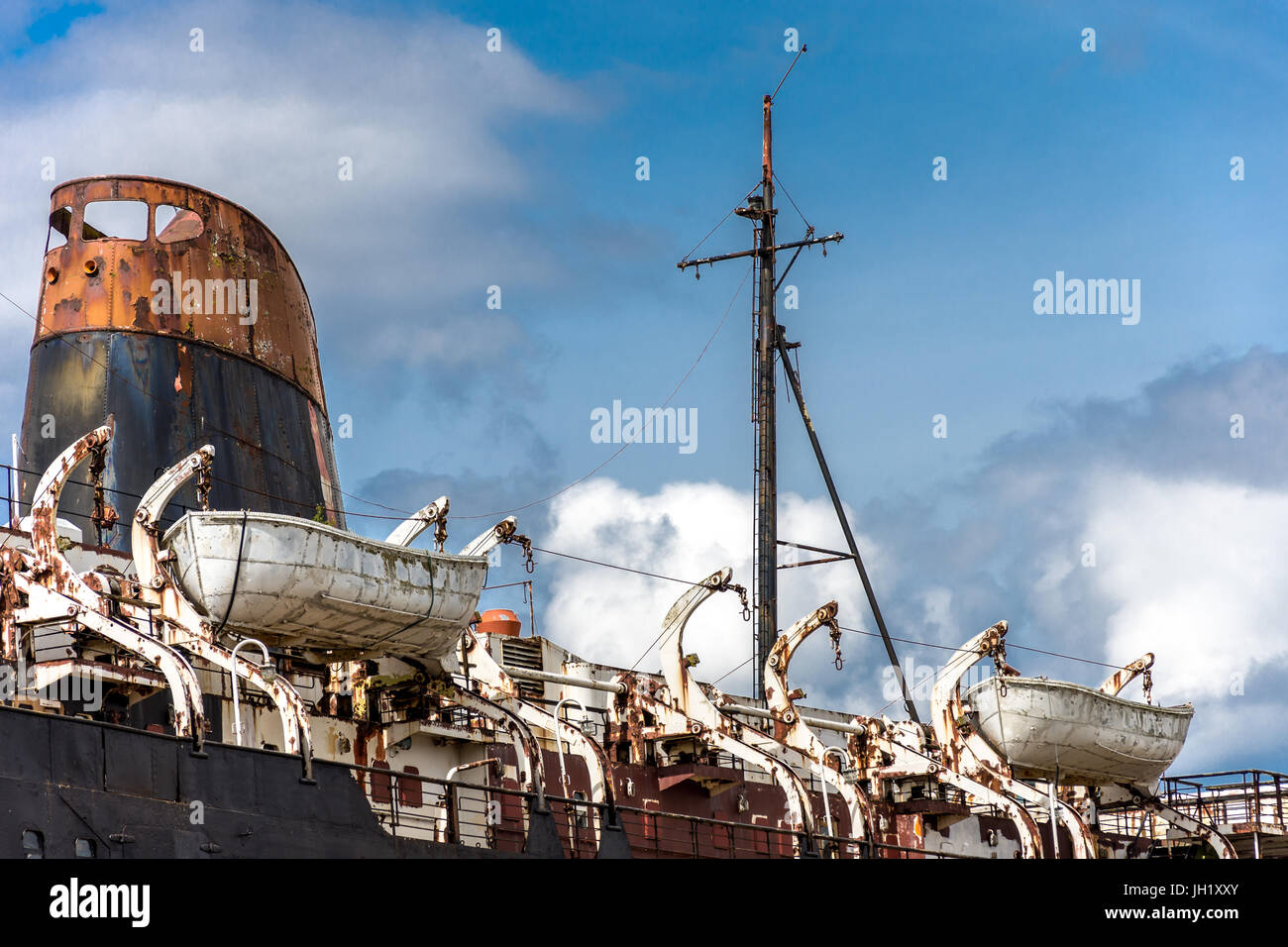 old sailing ship Stock Photo