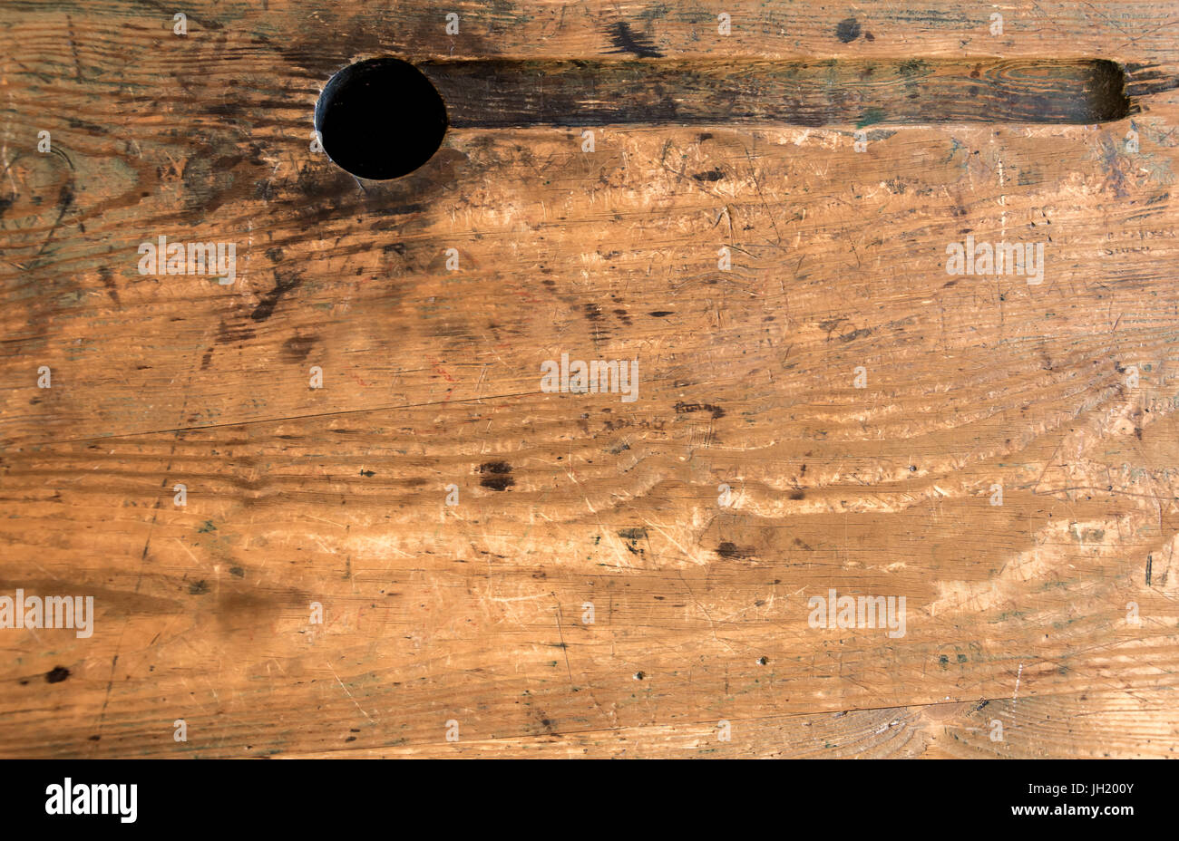 Wooden School Desk Top Stock Photo 148176027 Alamy