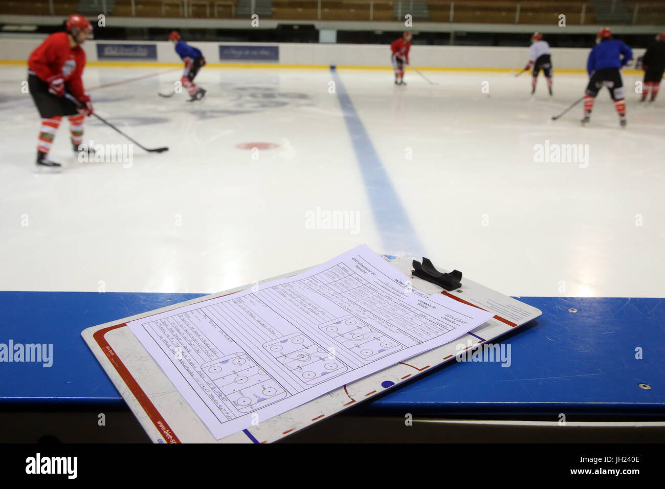 Ice Hockey match. France Stock Photo Alamy