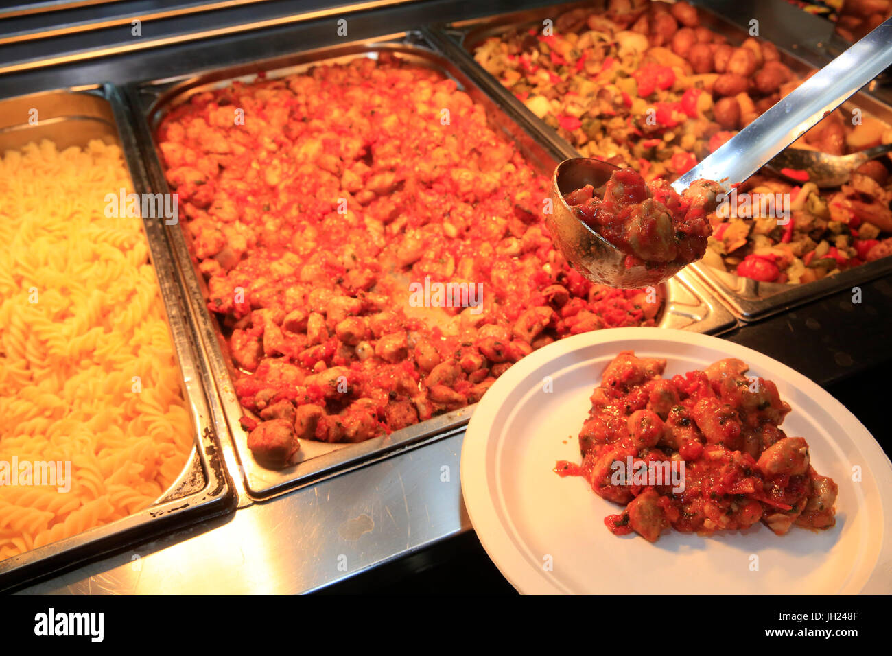 Restaurant. Buffet.  France. Stock Photo
