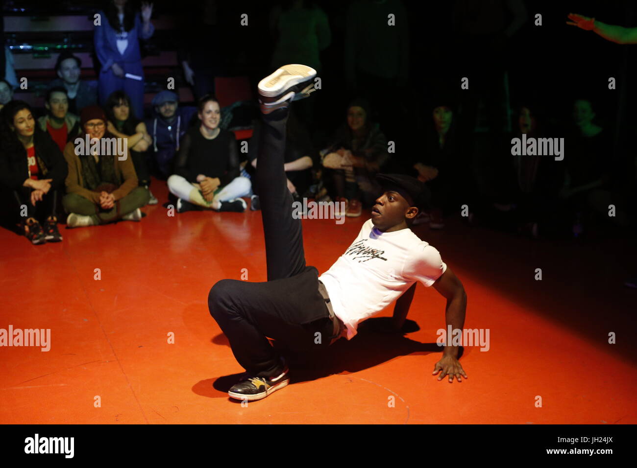 Hip hop dancer. Paris. France. Stock Photo
