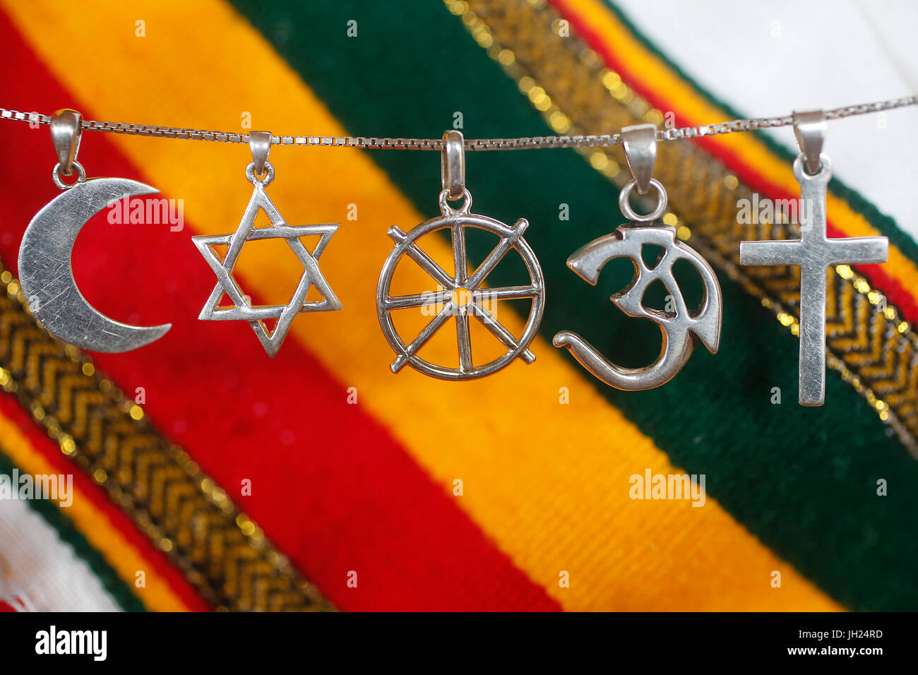 Religious symbols. Stock Photo