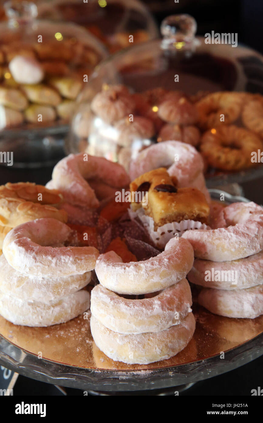 Ramadan cakes and pastries.  France. Stock Photo