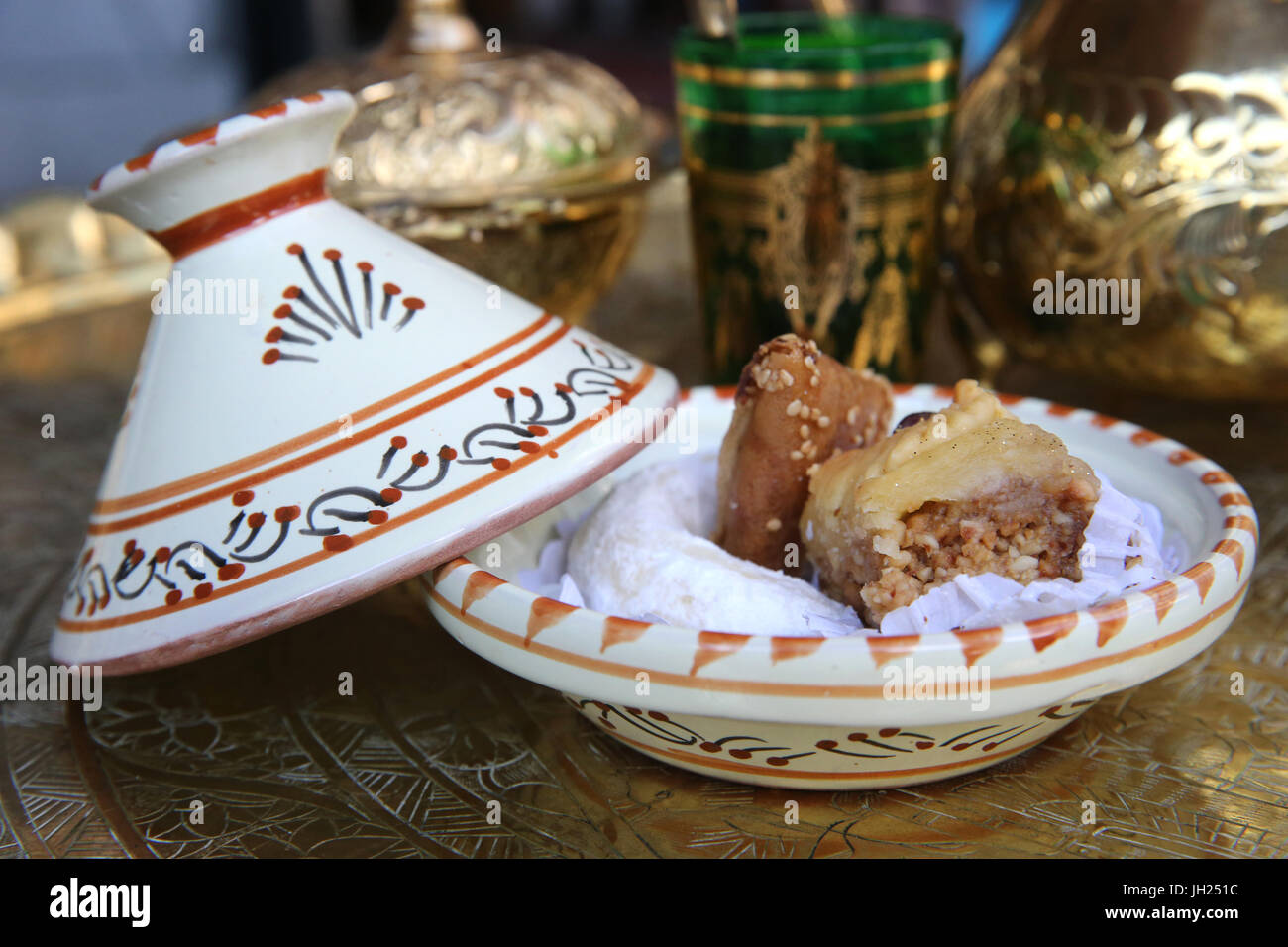 Arabic pastry.  France. Stock Photo