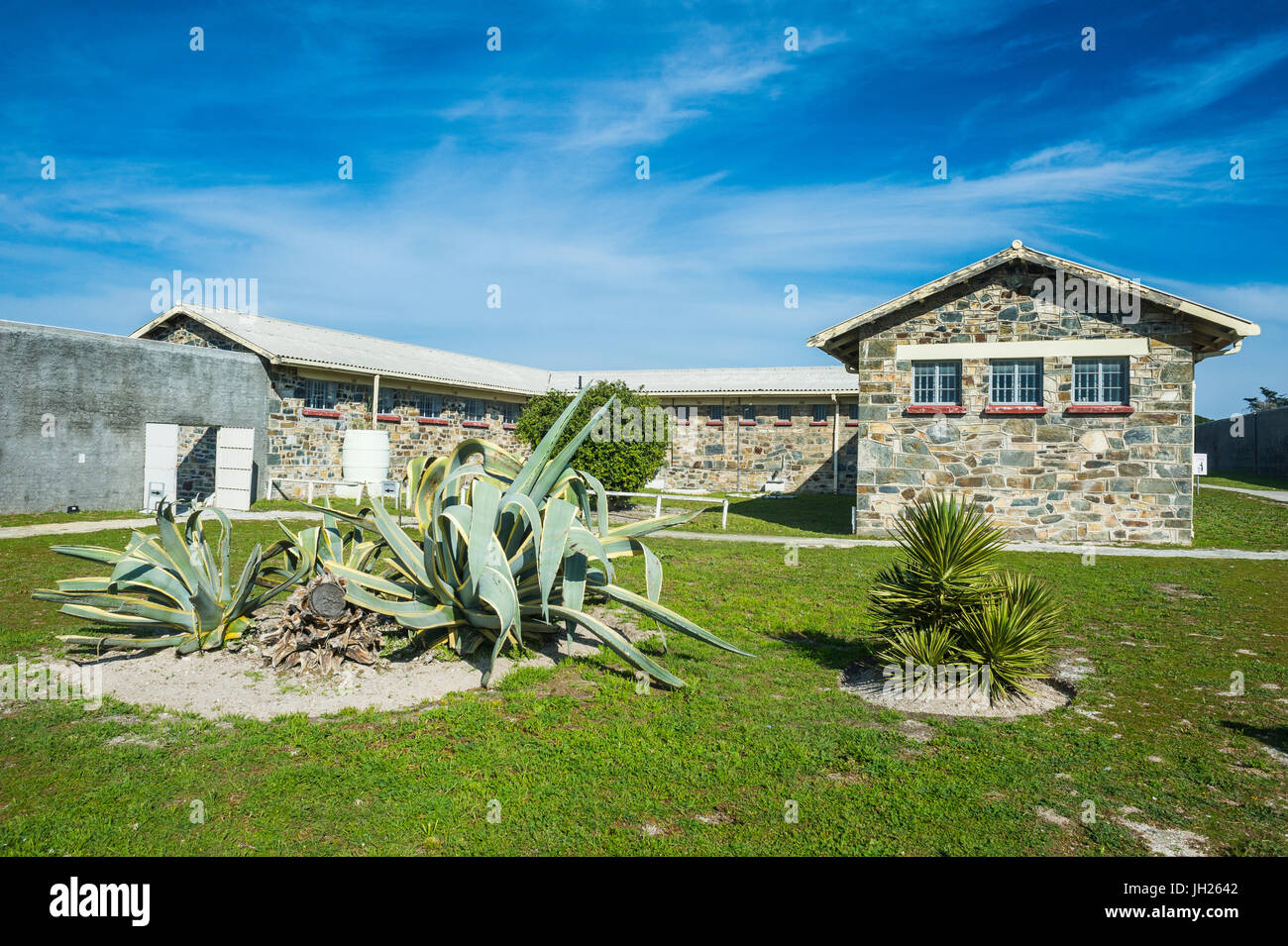 Former prison on Robben Island, UNESCO World Heritage Site, South Africa, Africa Stock Photo