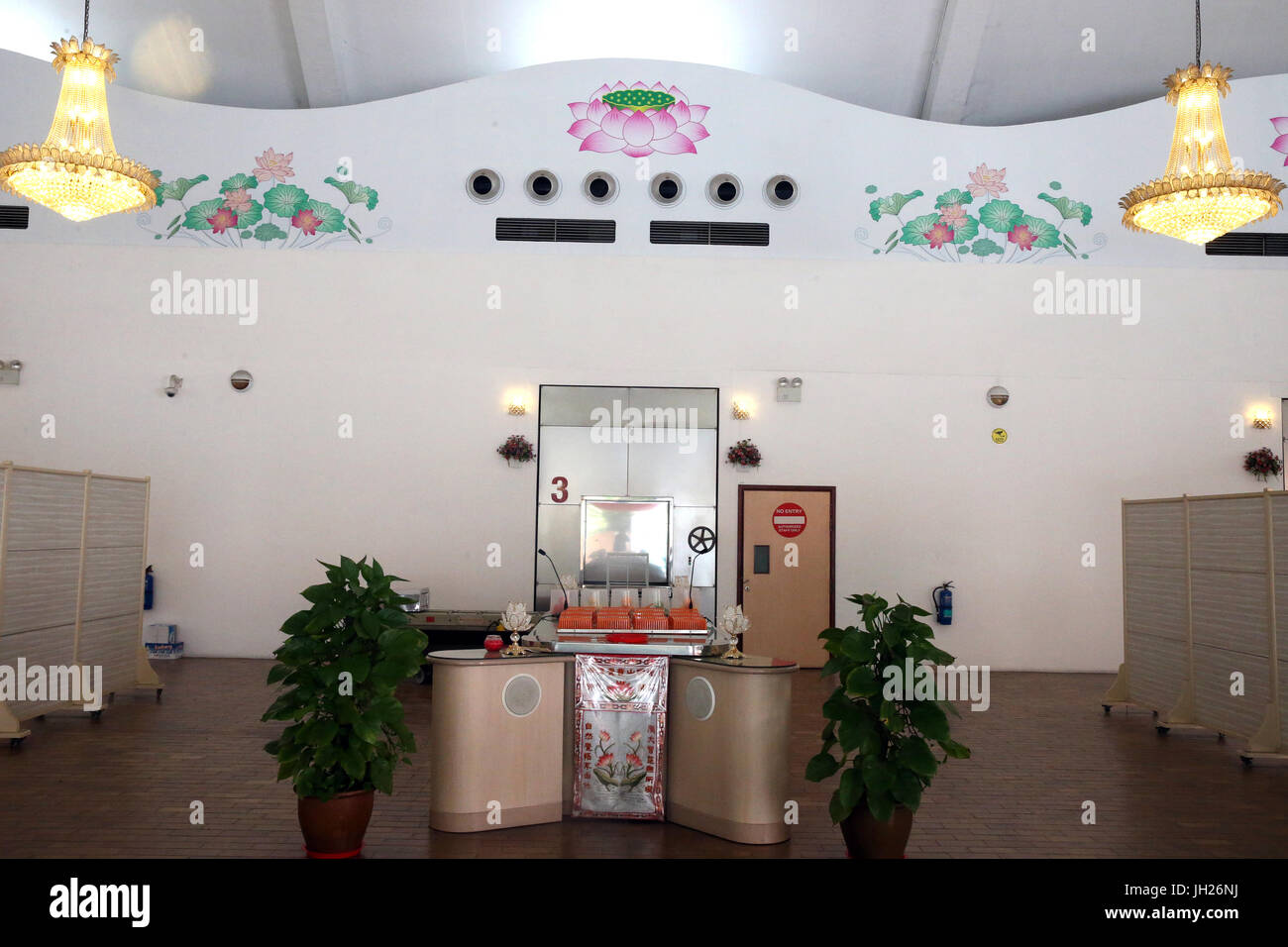 Kong Meng San Phor Kark See Monastery. Crematorium.  Singapore. Stock Photo