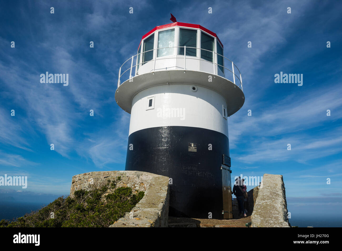 Cape Point lighthouse, Cape of Good Hope, South Africa, Africa Stock Photo