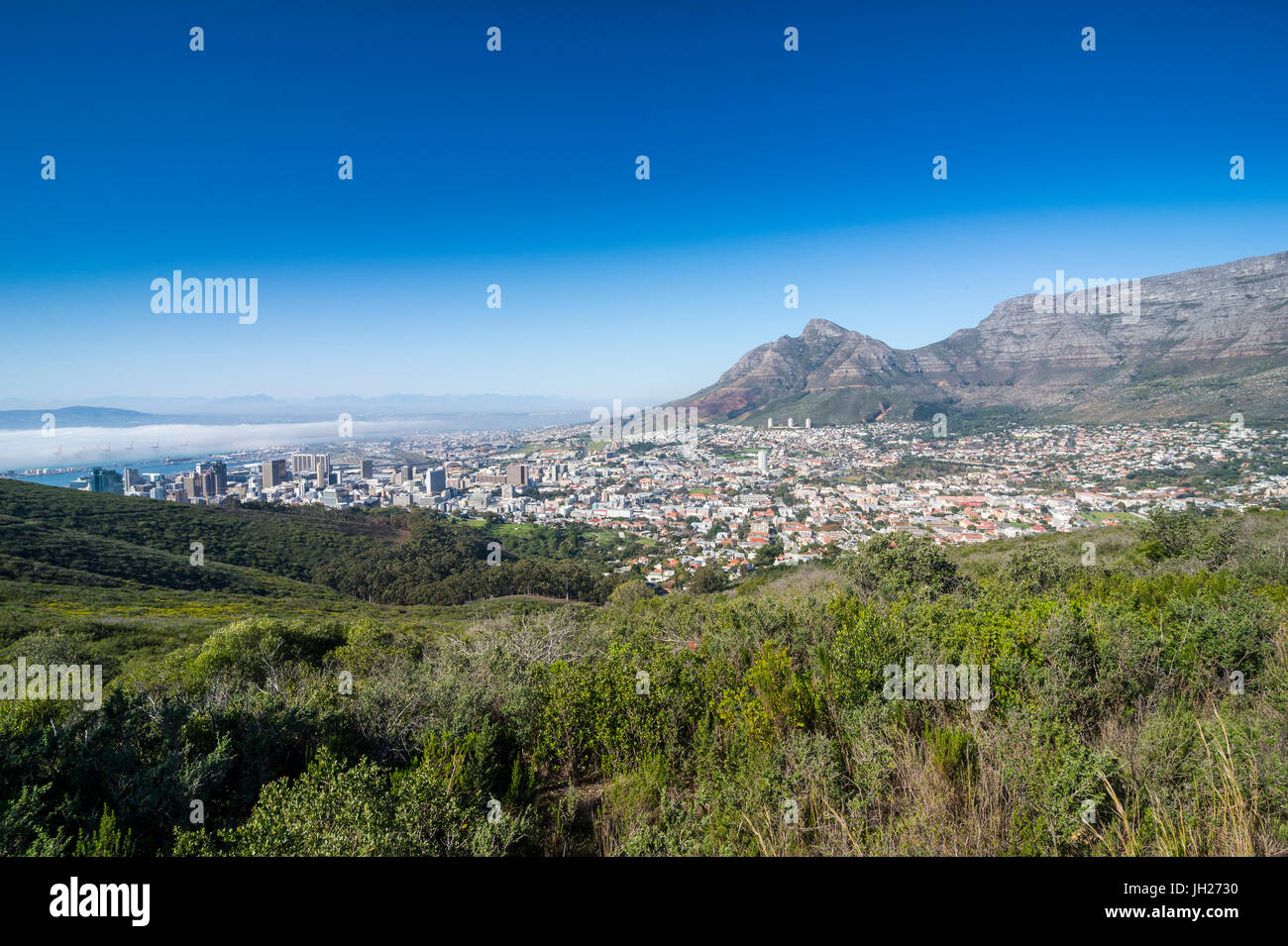 View over Cape Town, South Africa, Africa Stock Photo
