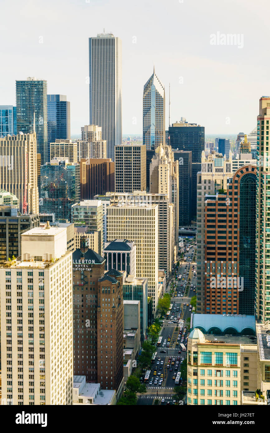 Skyscrapers, Chicago, Illinois, United States of America, North America Stock Photo