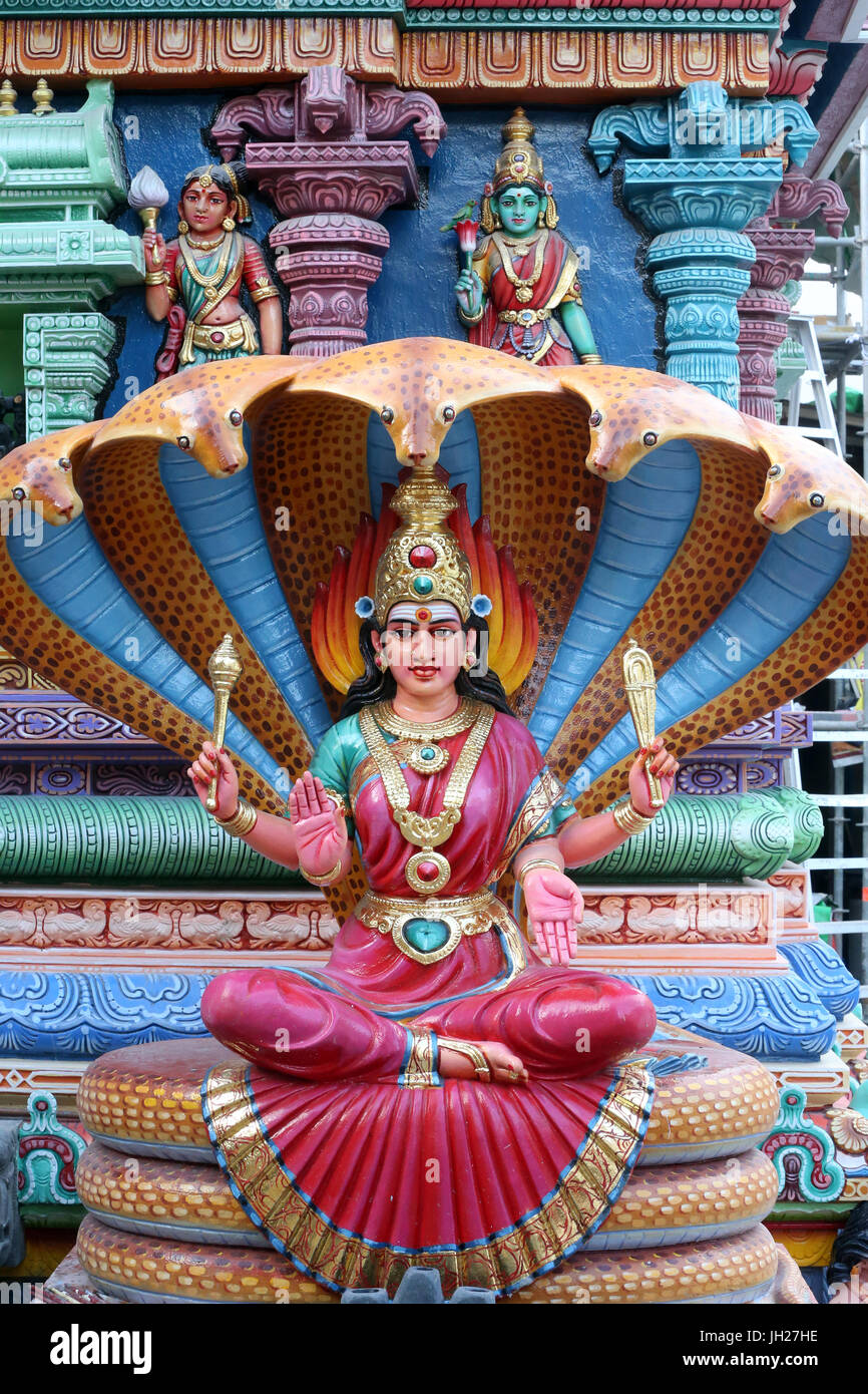 Sri Vadapathira Kaliamman hindu temple. Hindu goddess. Singapore ...