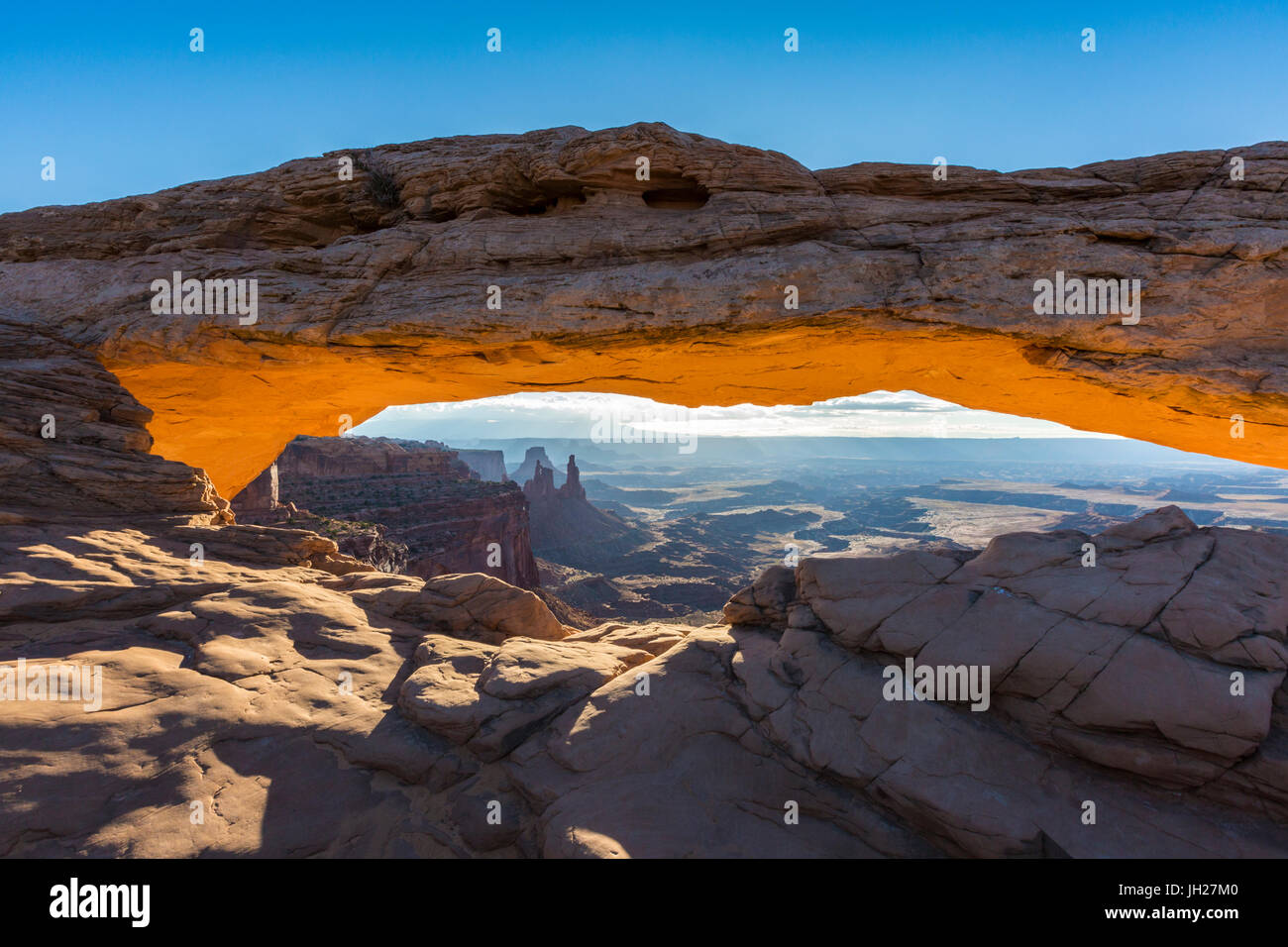 Mesa Arch, Canyonlands National Park, Moab, Utah, United States of America, North America Stock Photo