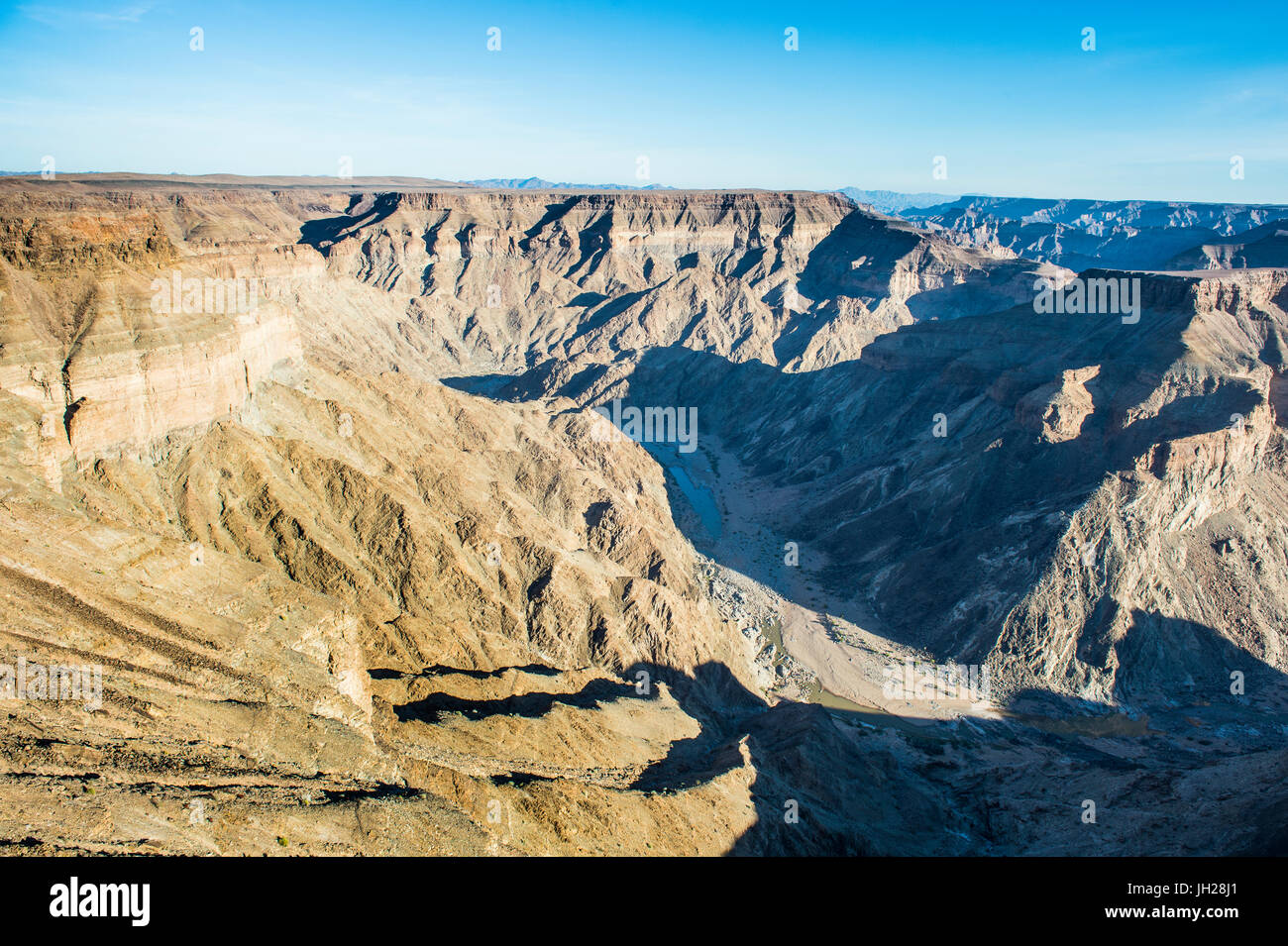 View over the Fish River Canyon, Namibia, Africa Stock Photo