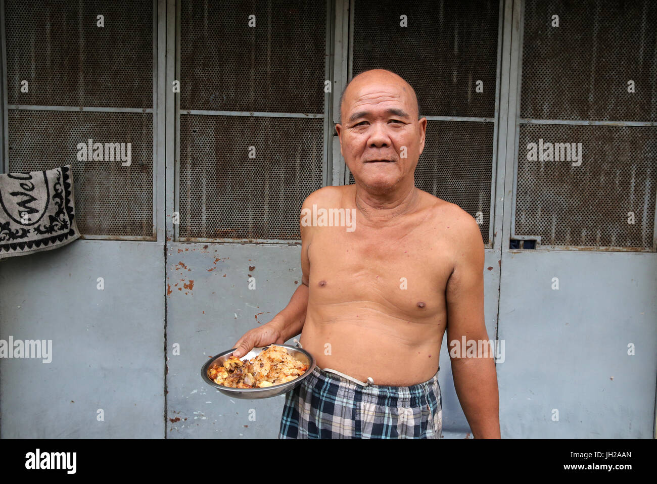 Ho Chi Minh city. Cholon. Chinese man.  Ho Chi Minh City. Vietnam. Stock Photo